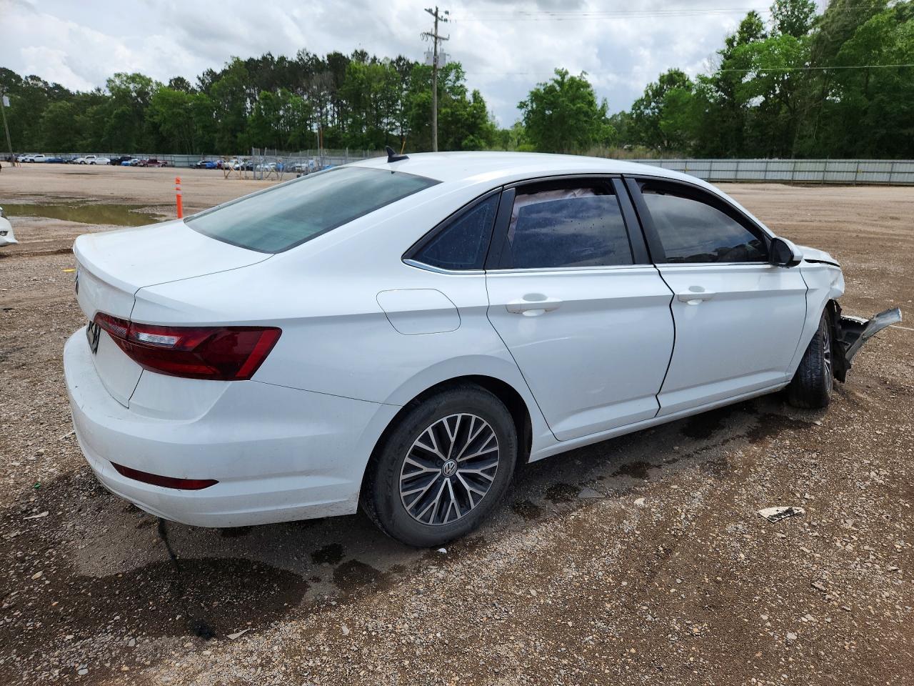 2021 Volkswagen Jetta S White vin: 3VWC57BU8MM063435