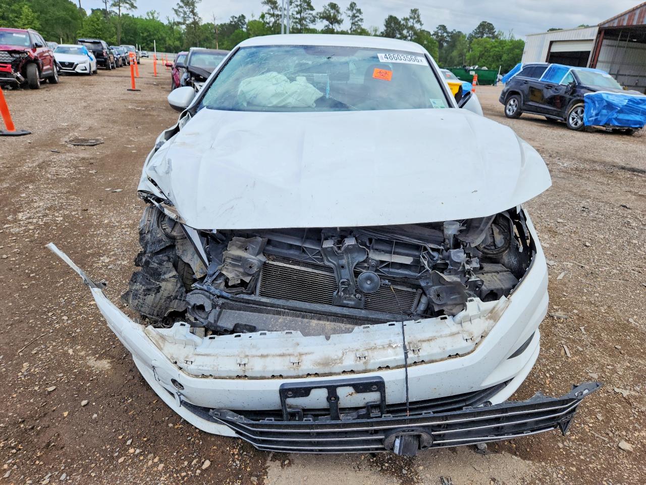 2021 Volkswagen Jetta S White vin: 3VWC57BU8MM063435