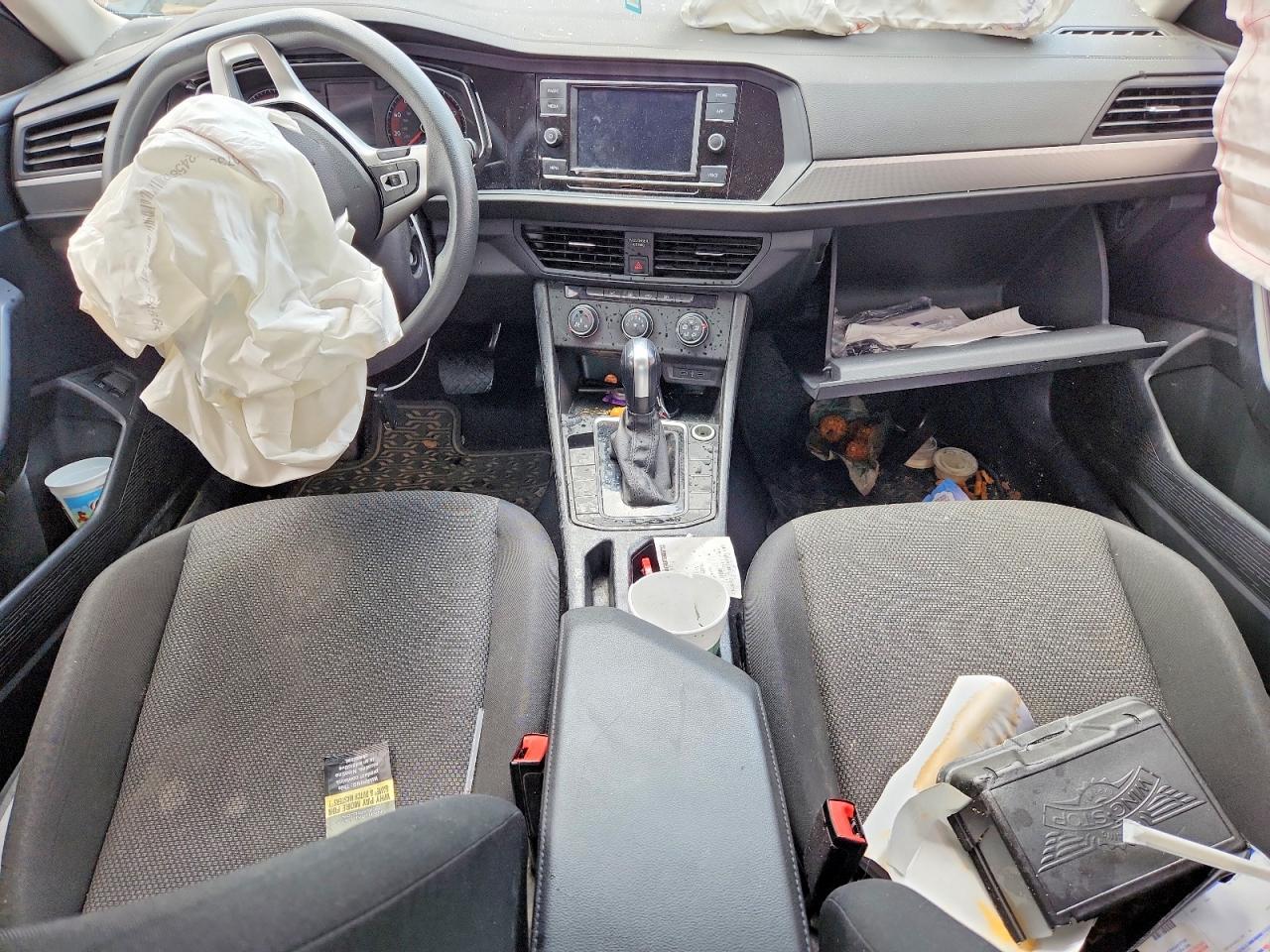 2021 Volkswagen Jetta S White vin: 3VWC57BU8MM063435
