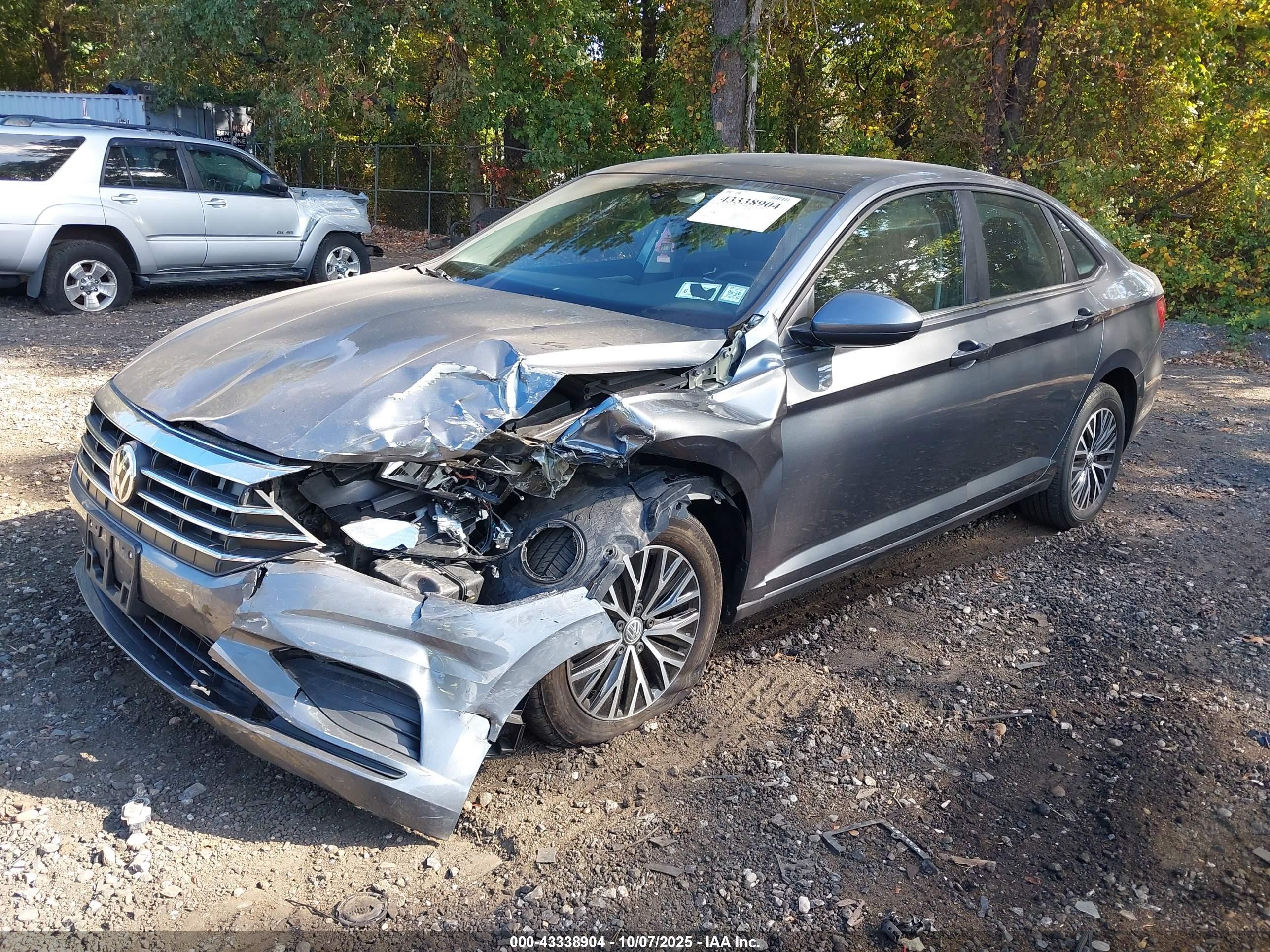 2021 Volkswagen Jetta 1.4t R-line/1.4t S/1.4t Se Gray vin: 3VWC57BU8MM092837