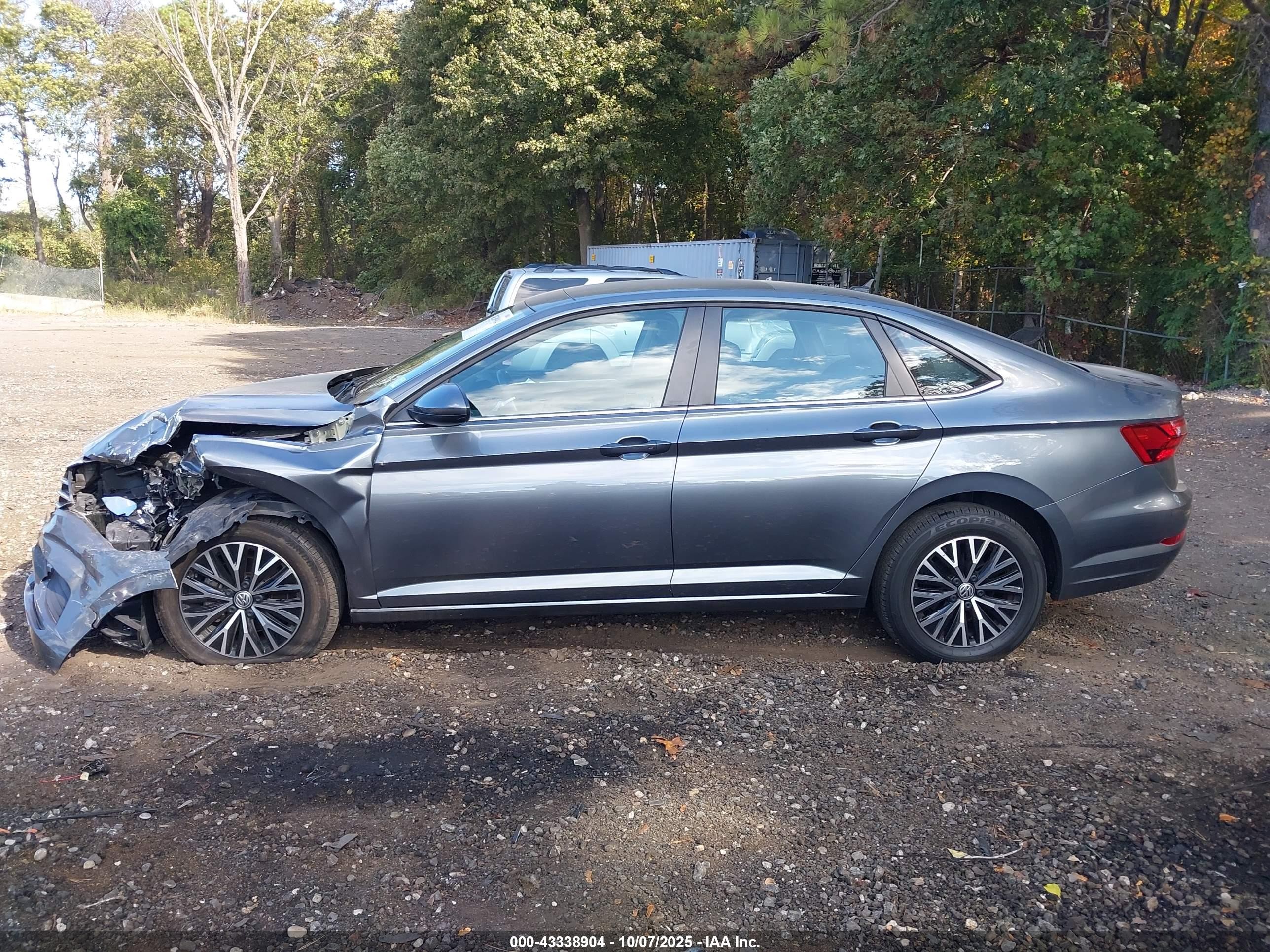 2021 Volkswagen Jetta 1.4t R-line/1.4t S/1.4t Se Gray vin: 3VWC57BU8MM092837