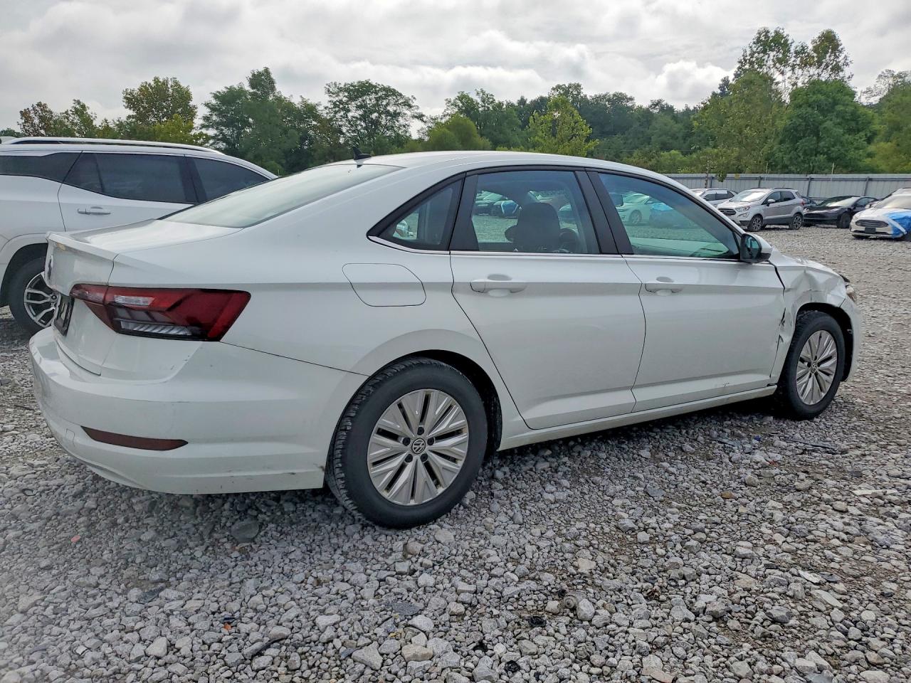 2019 Volkswagen Jetta S White vin: 3VWC57BU9KM060119