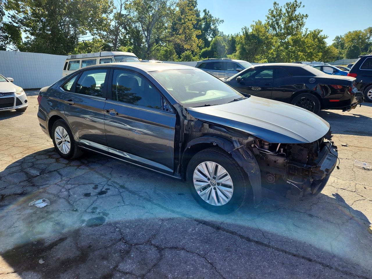 2019 Volkswagen Jetta S Gray vin: 3VWC57BU9KM066891