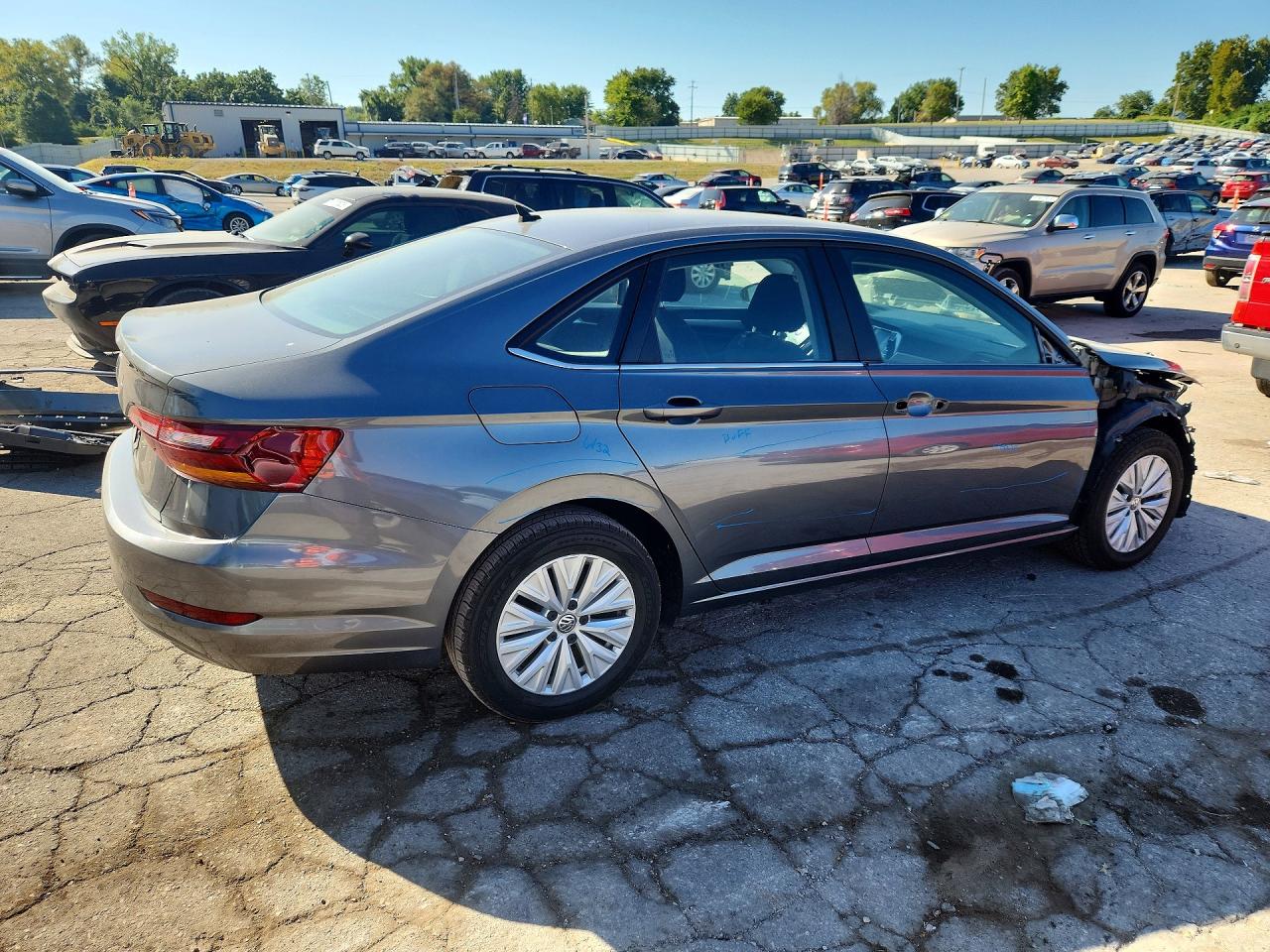 2019 Volkswagen Jetta S Gray vin: 3VWC57BU9KM066891