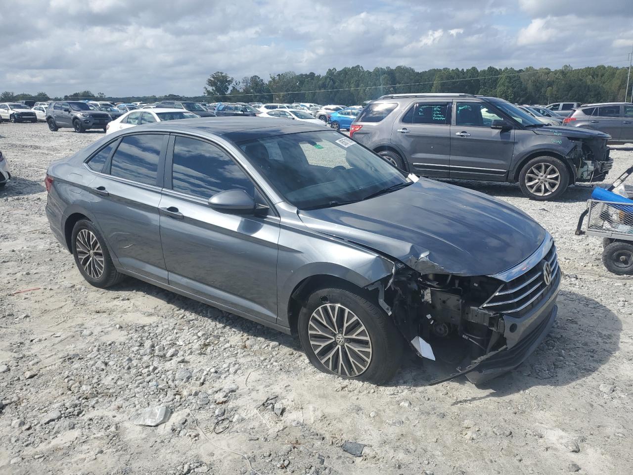 2019 Volkswagen Jetta S Gray vin: 3VWC57BU9KM116494