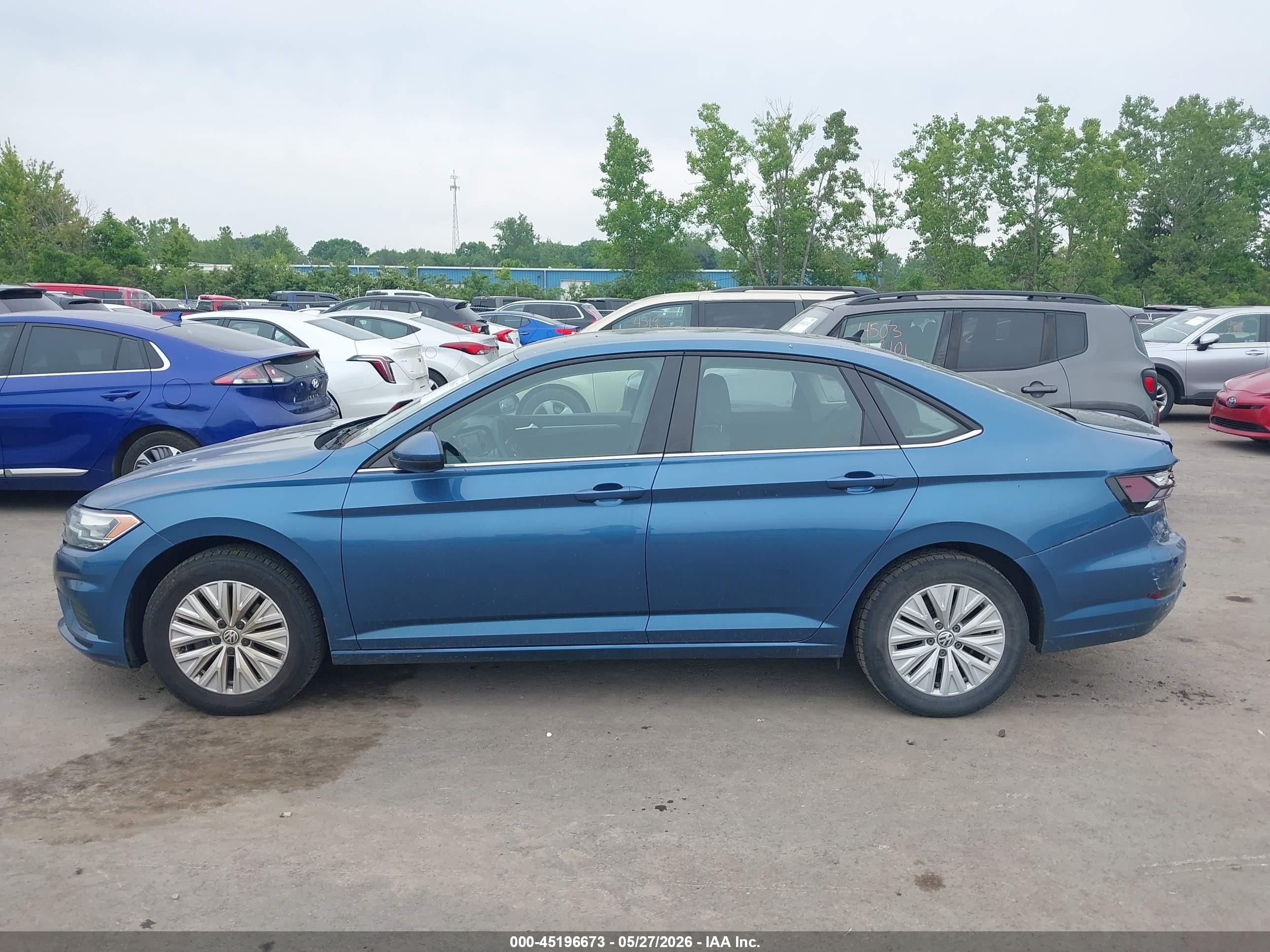 2019 Volkswagen Jetta 1.4t R-line/1.4t S/1.4t Se Синий vin: 3VWC57BU9KM186867