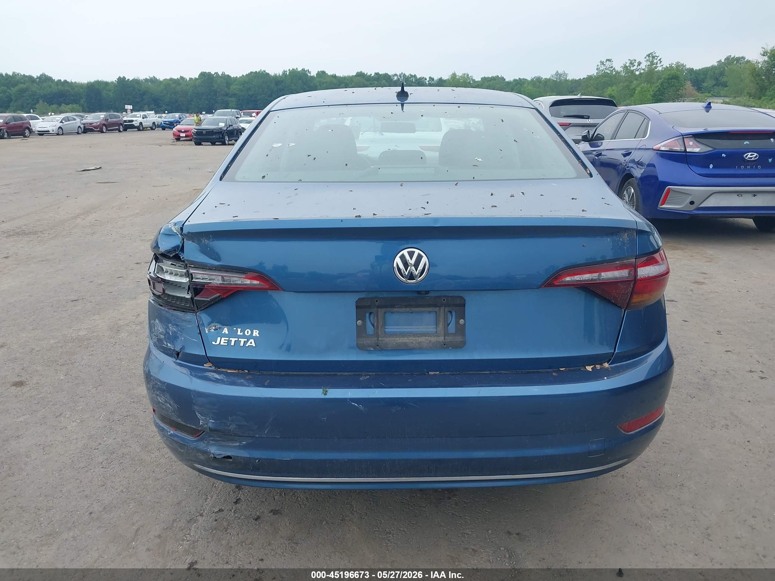 2019 Volkswagen Jetta 1.4t R-line/1.4t S/1.4t Se Синий vin: 3VWC57BU9KM186867