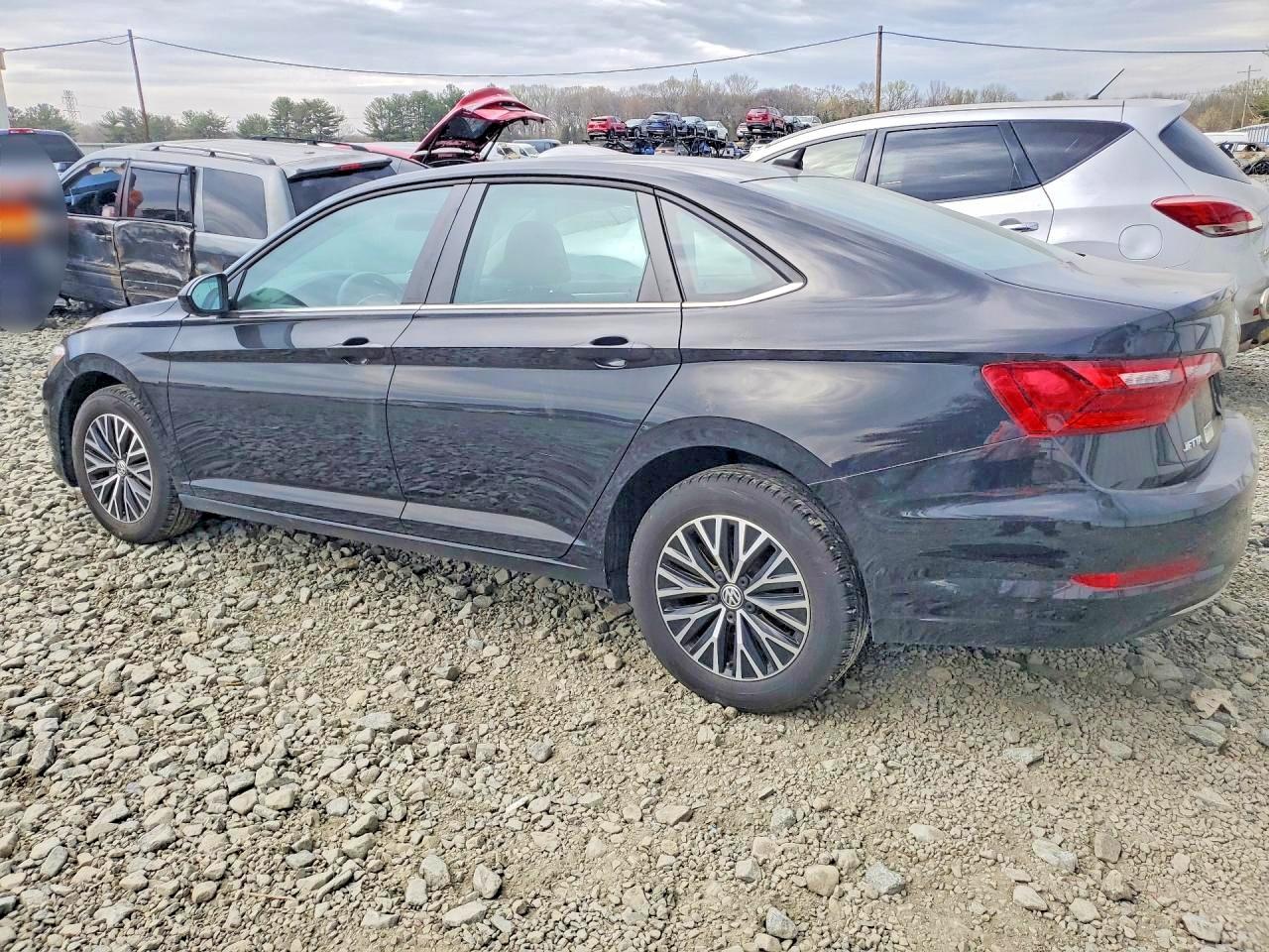 2021 Volkswagen Jetta S Black vin: 3VWC57BU9MM044585