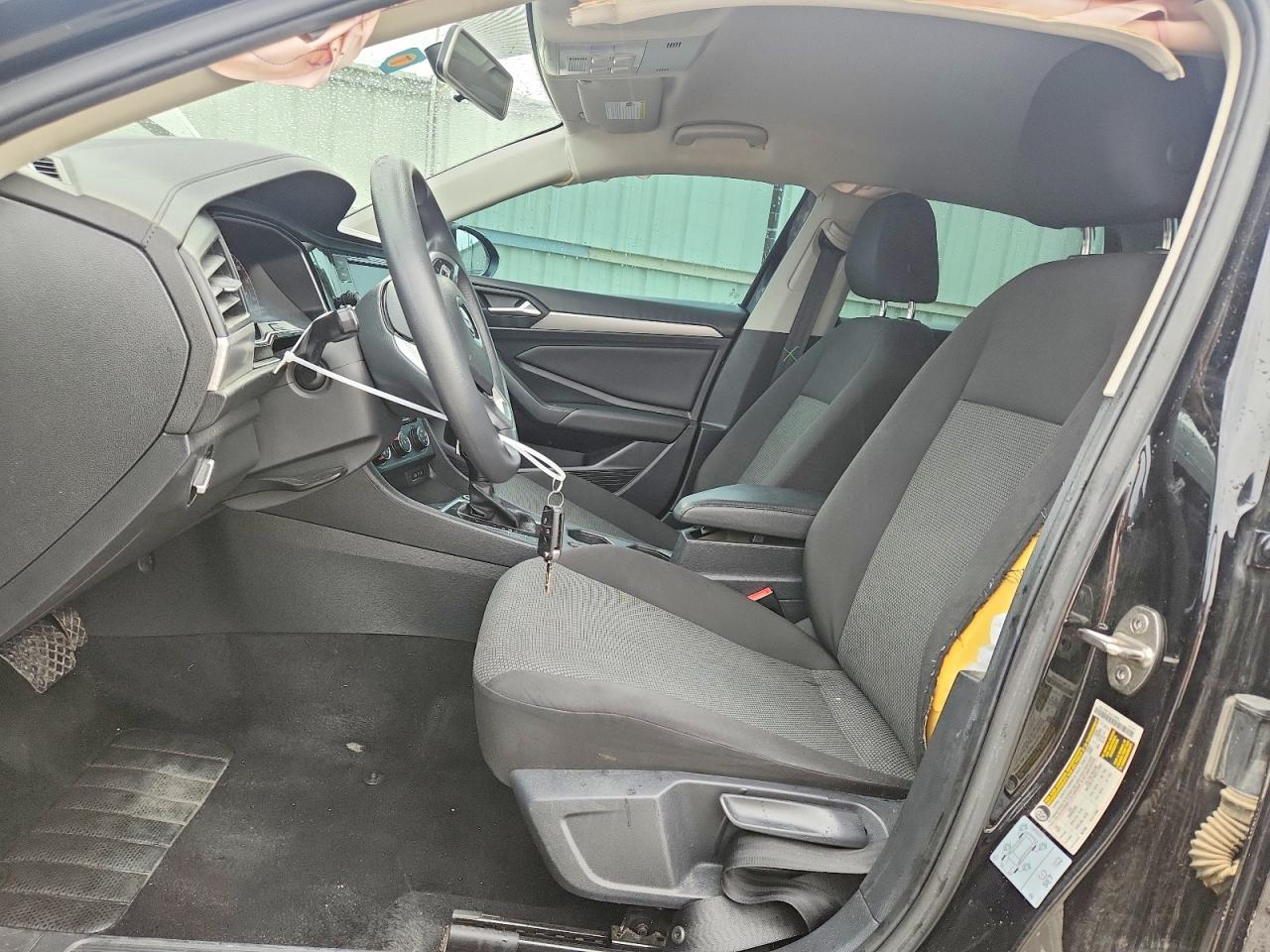 2021 Volkswagen Jetta S Black vin: 3VWC57BU9MM044750