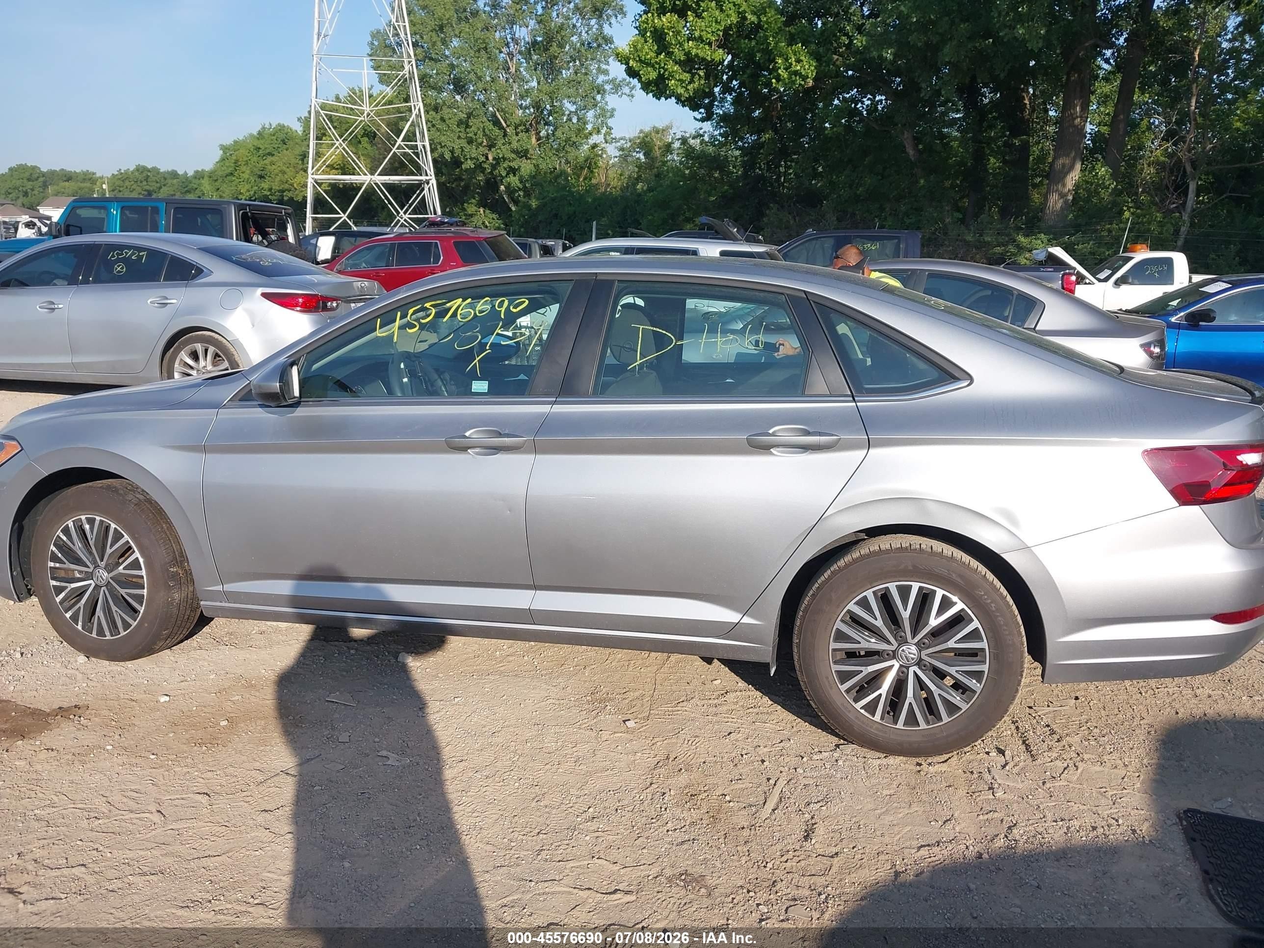 2021 Volkswagen Jetta 1.4t R-line/1.4t Se/s Silver vin: 3VWC57BU9MM058759