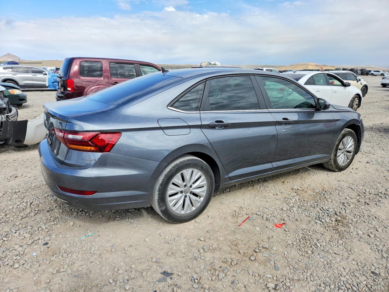 2019 Volkswagen Jetta S Gray vin: 3VWC57BUXKM272060
