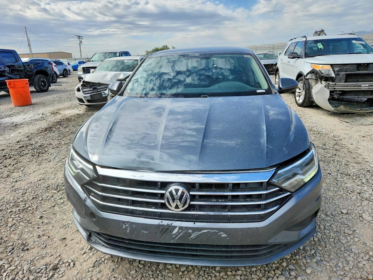 2019 Volkswagen Jetta S Gray vin: 3VWC57BUXKM272060