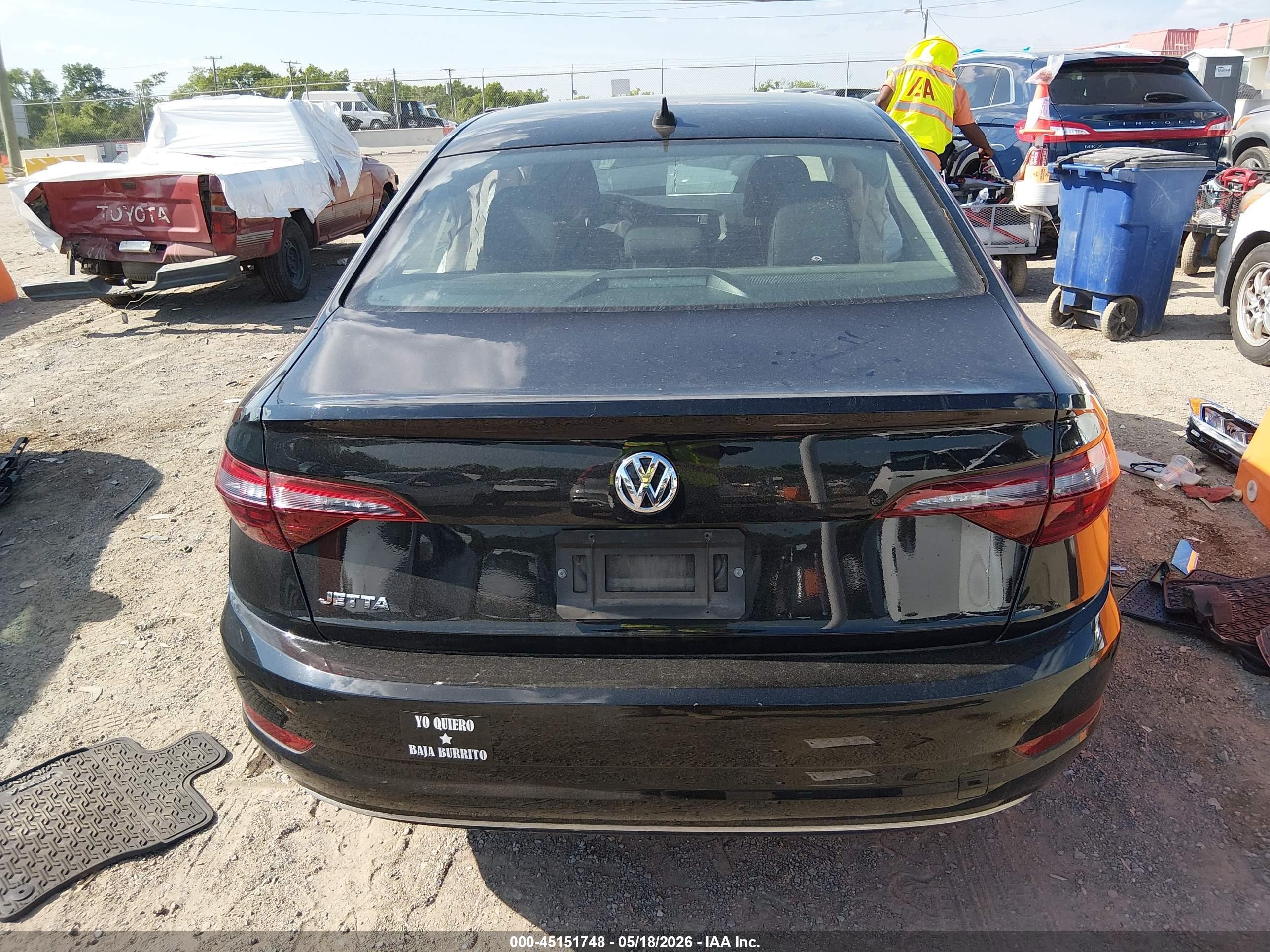 2020 Volkswagen Jetta 1.4t R-line/1.4t S/1.4t Se Black vin: 3VWC57BUXLM081207