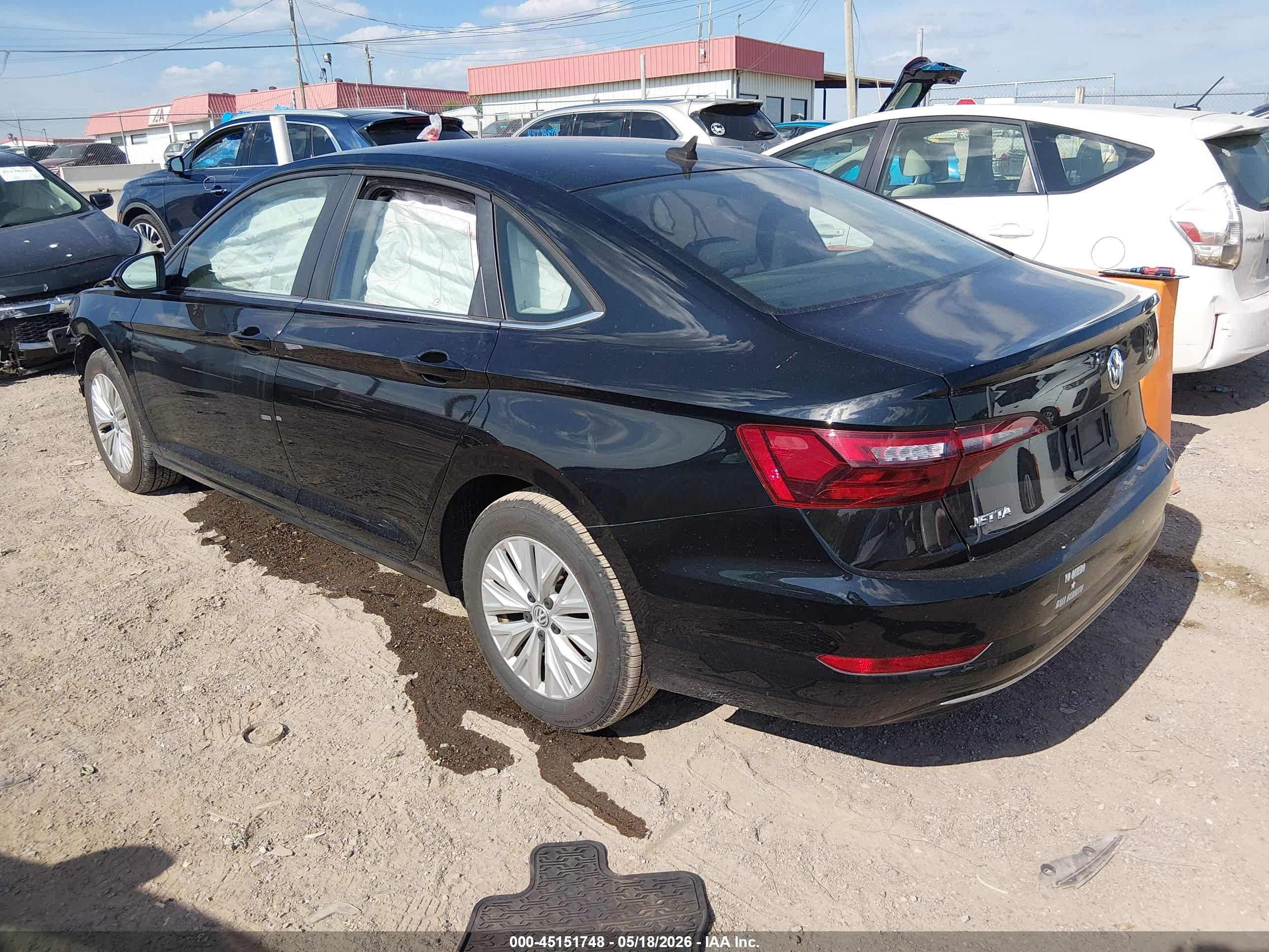 2020 Volkswagen Jetta 1.4t R-line/1.4t S/1.4t Se Black vin: 3VWC57BUXLM081207