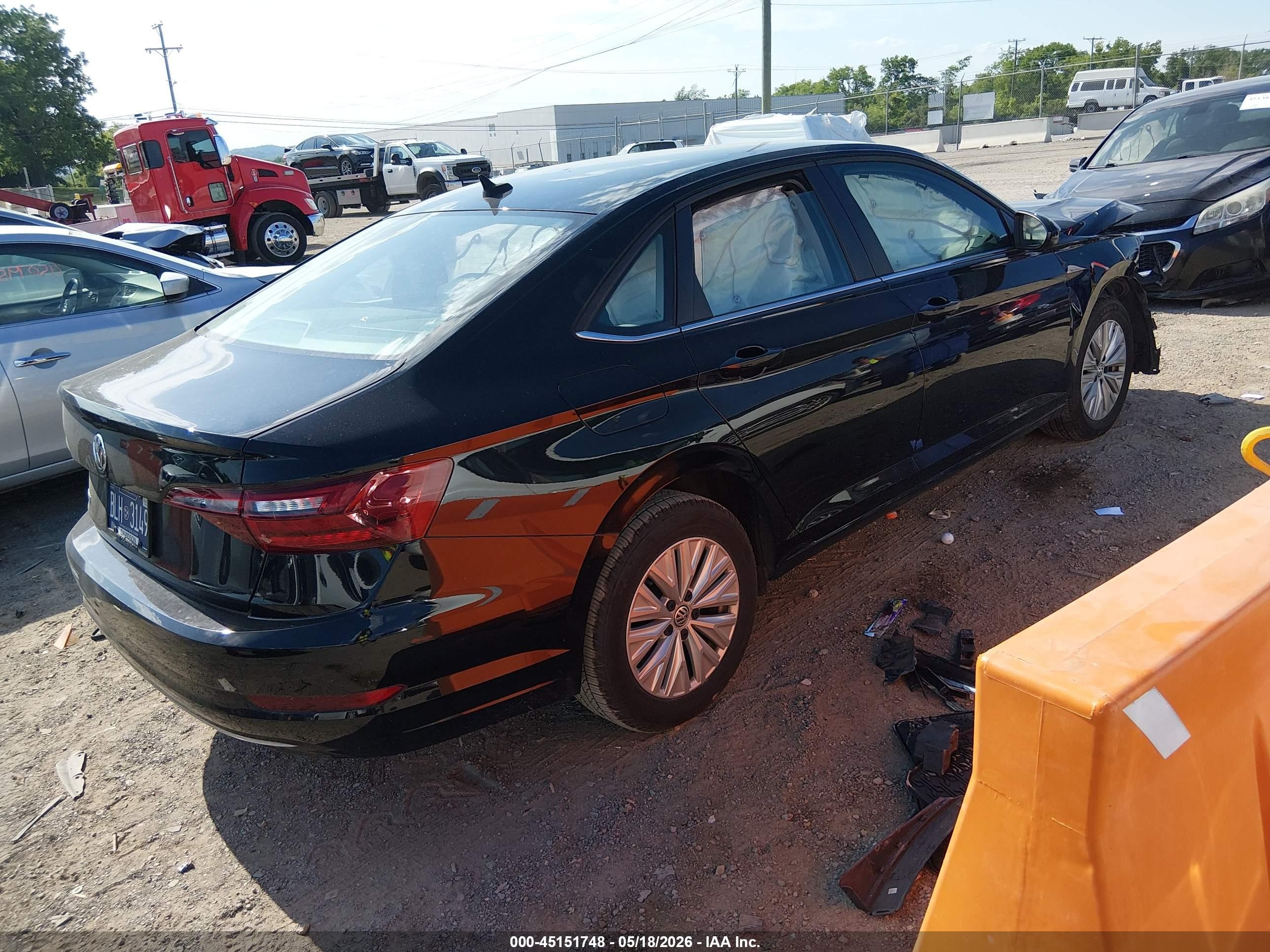 2020 Volkswagen Jetta 1.4t R-line/1.4t S/1.4t Se Black vin: 3VWC57BUXLM081207