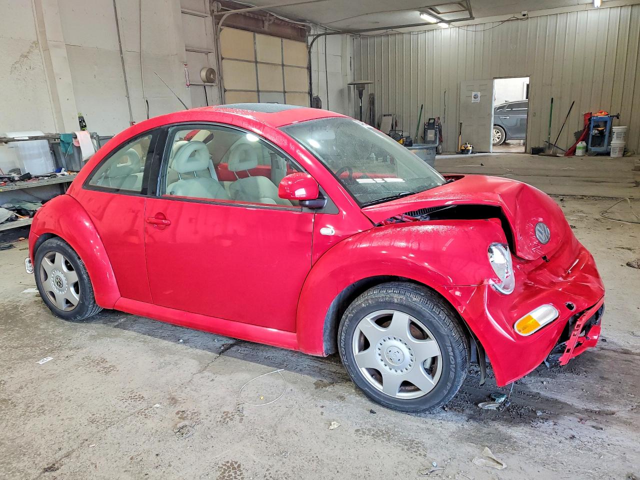 2000 Volkswagen New Beetle Gls Red vin: 3VWCA21C1YM486340