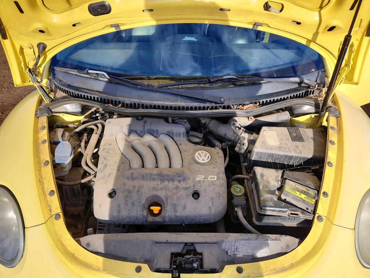 1999 Volkswagen New Beetle Gls Yellow vin: 3VWCA21C3XM452916