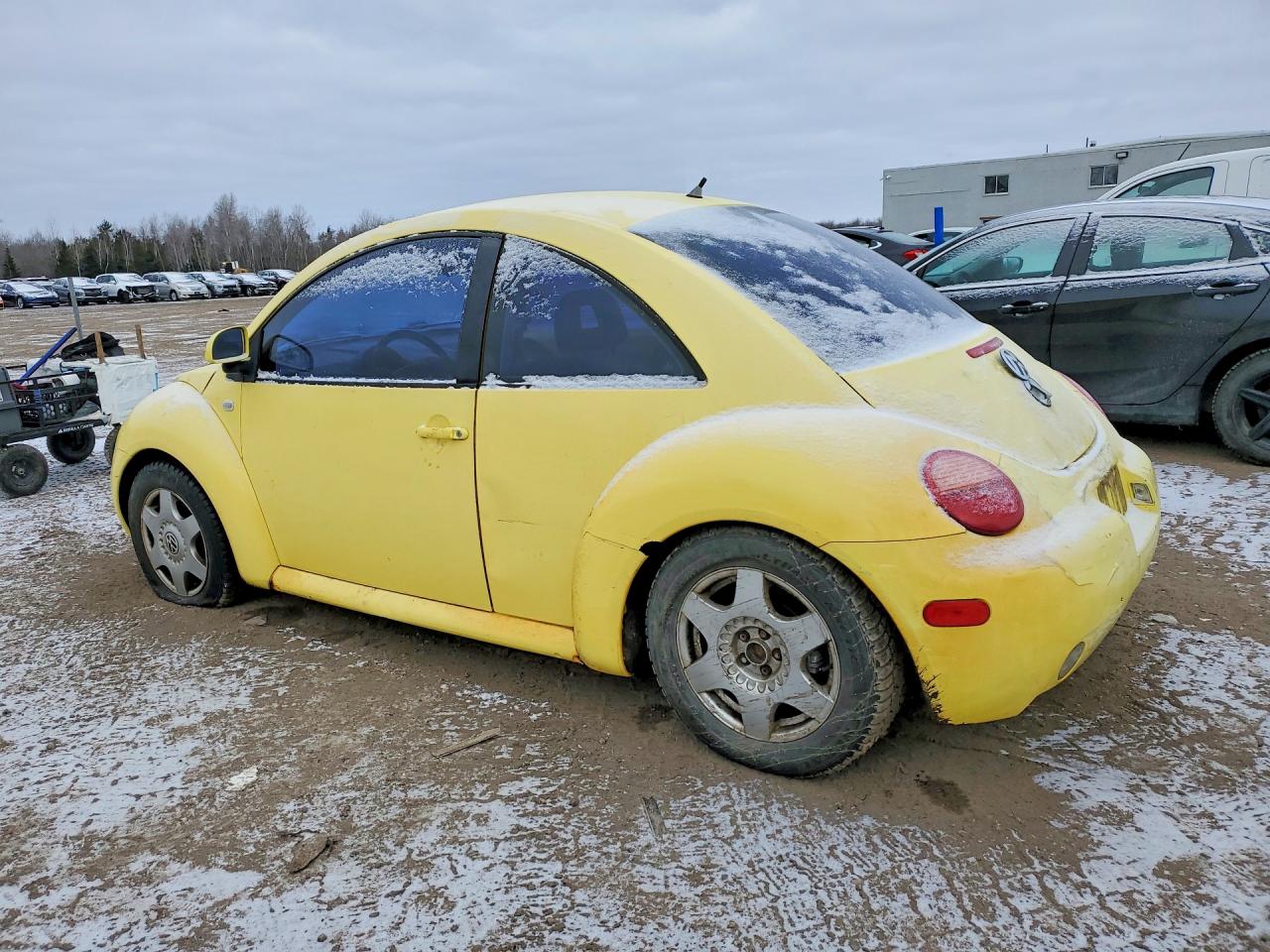 1999 Volkswagen New Beetle Gls Yellow vin: 3VWCA21C4XM454318