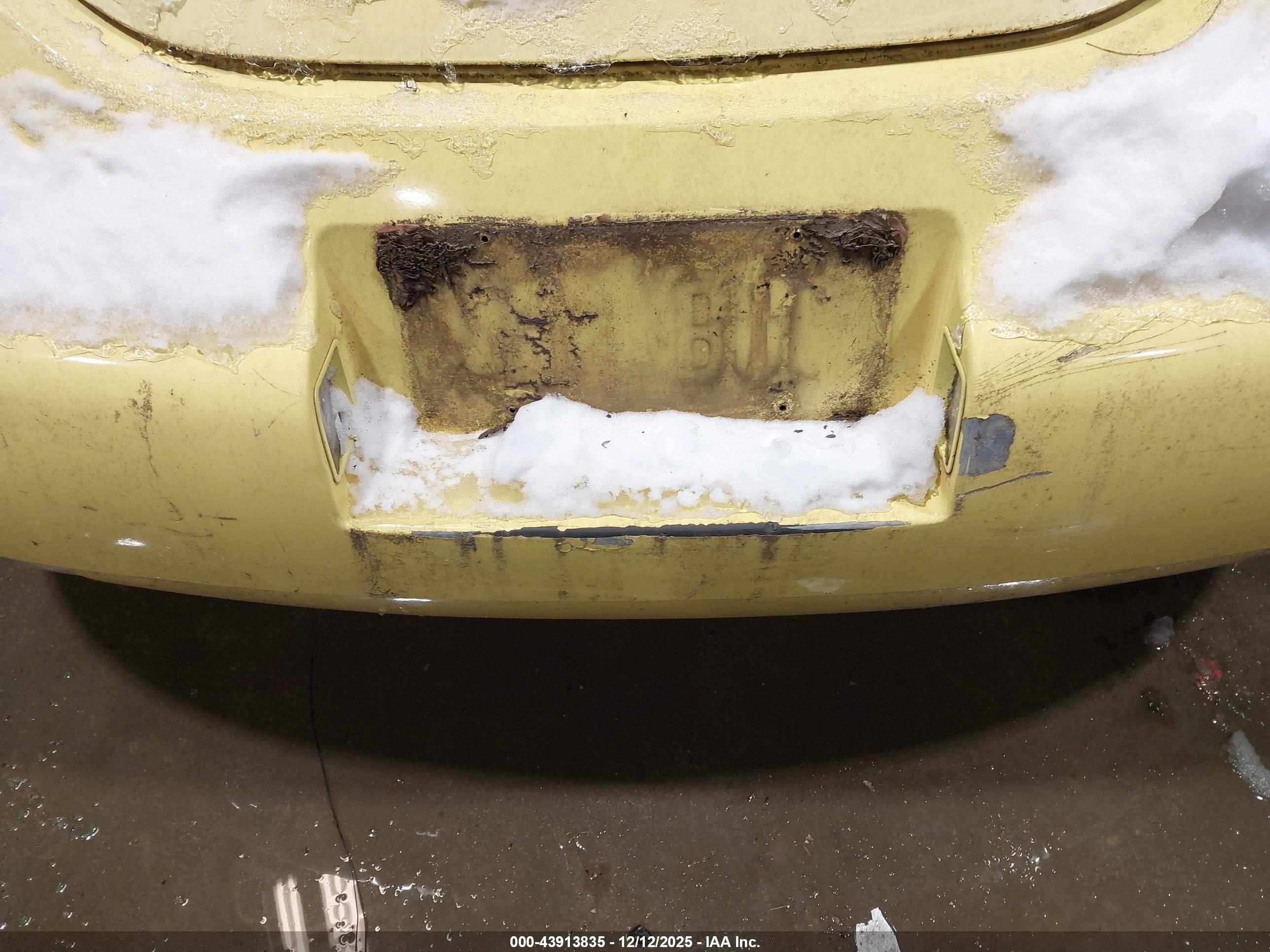 1999 Volkswagen New Beetle Gls Yellow vin: 3VWCA21C6XM417206