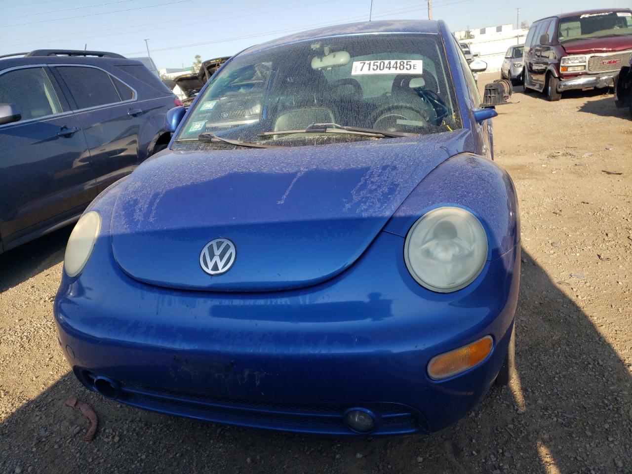1999 Volkswagen New Beetle Gls Blue vin: 3VWCA21C7XM434693