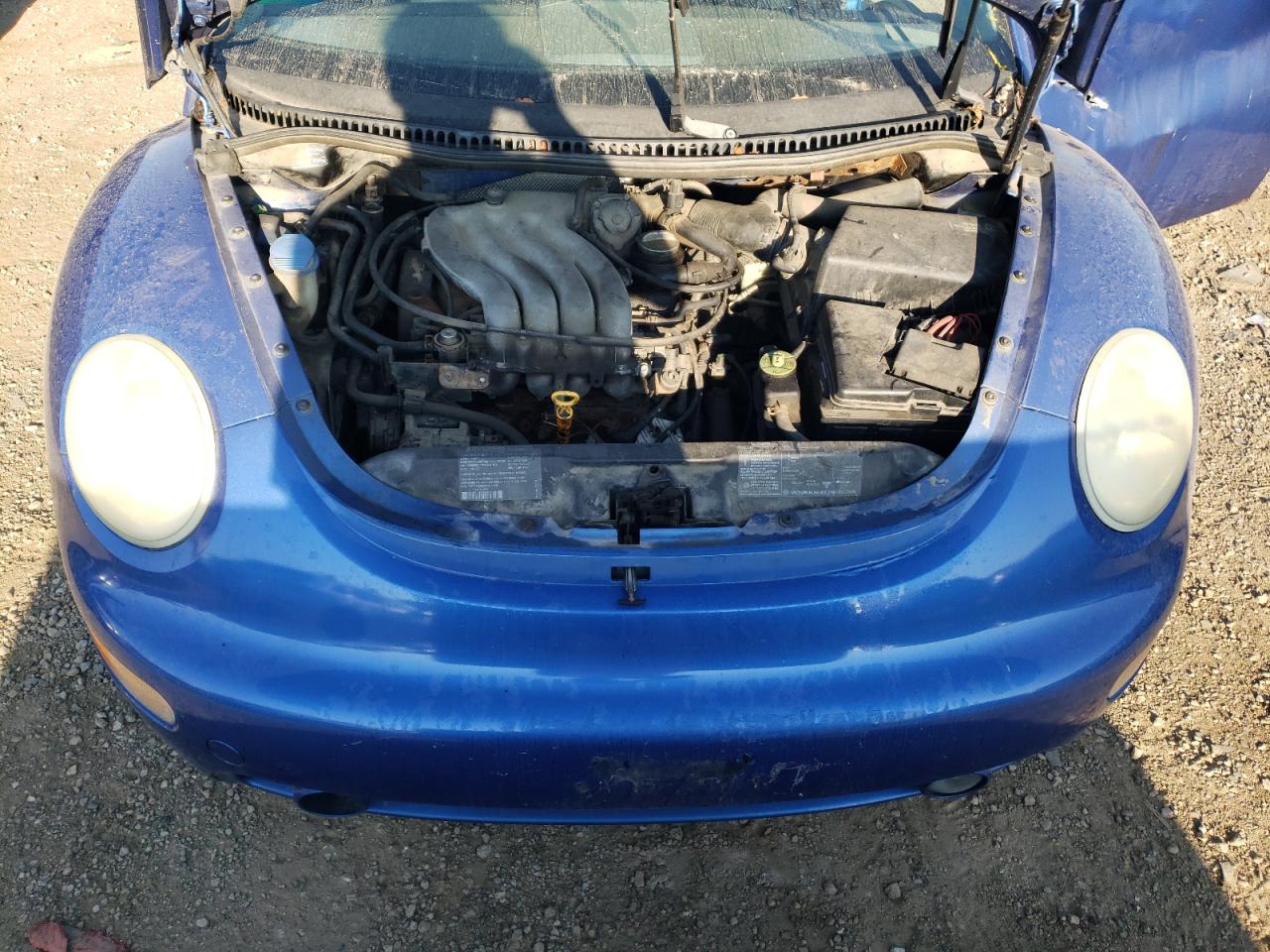 1999 Volkswagen New Beetle Gls Blue vin: 3VWCA21C7XM434693