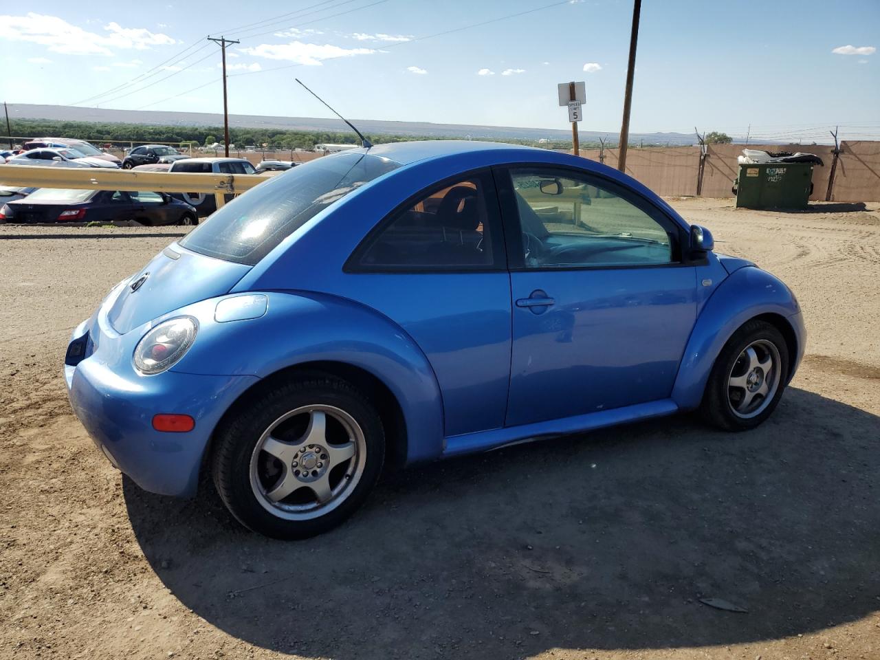 1999 Volkswagen New Beetle Gls Blue vin: 3VWCA21C8XM418244