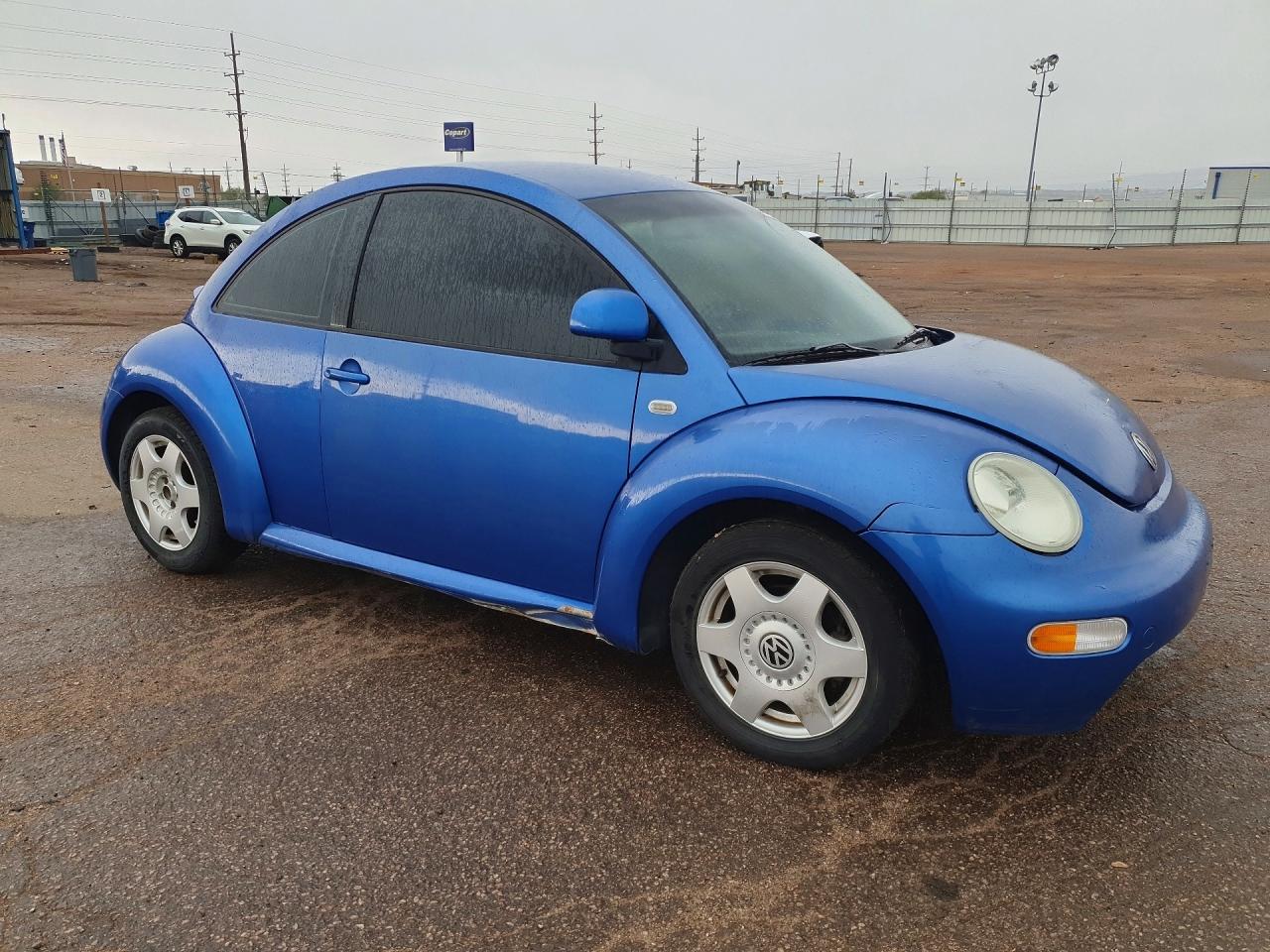 1999 Volkswagen New Beetle Gls Синий vin: 3VWCA21C8XM456458