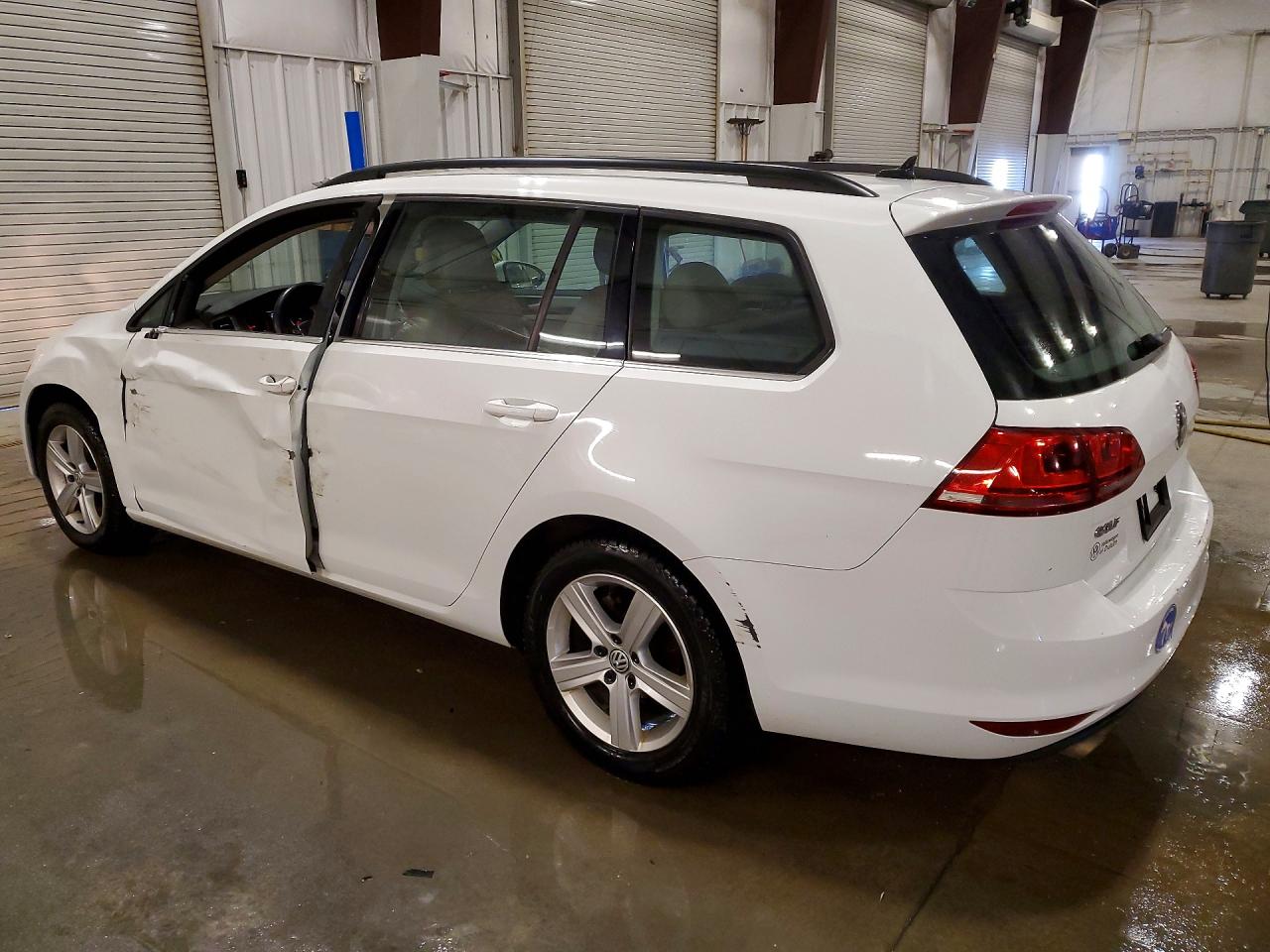 2015 Volkswagen Golf Sportwagen Tdi S Белый vin: 3VWCA7AU2FM513645