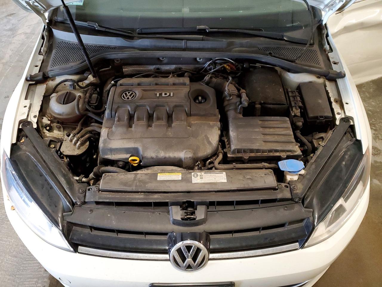 2015 Volkswagen Golf Sportwagen Tdi S Белый vin: 3VWCA7AU2FM513645