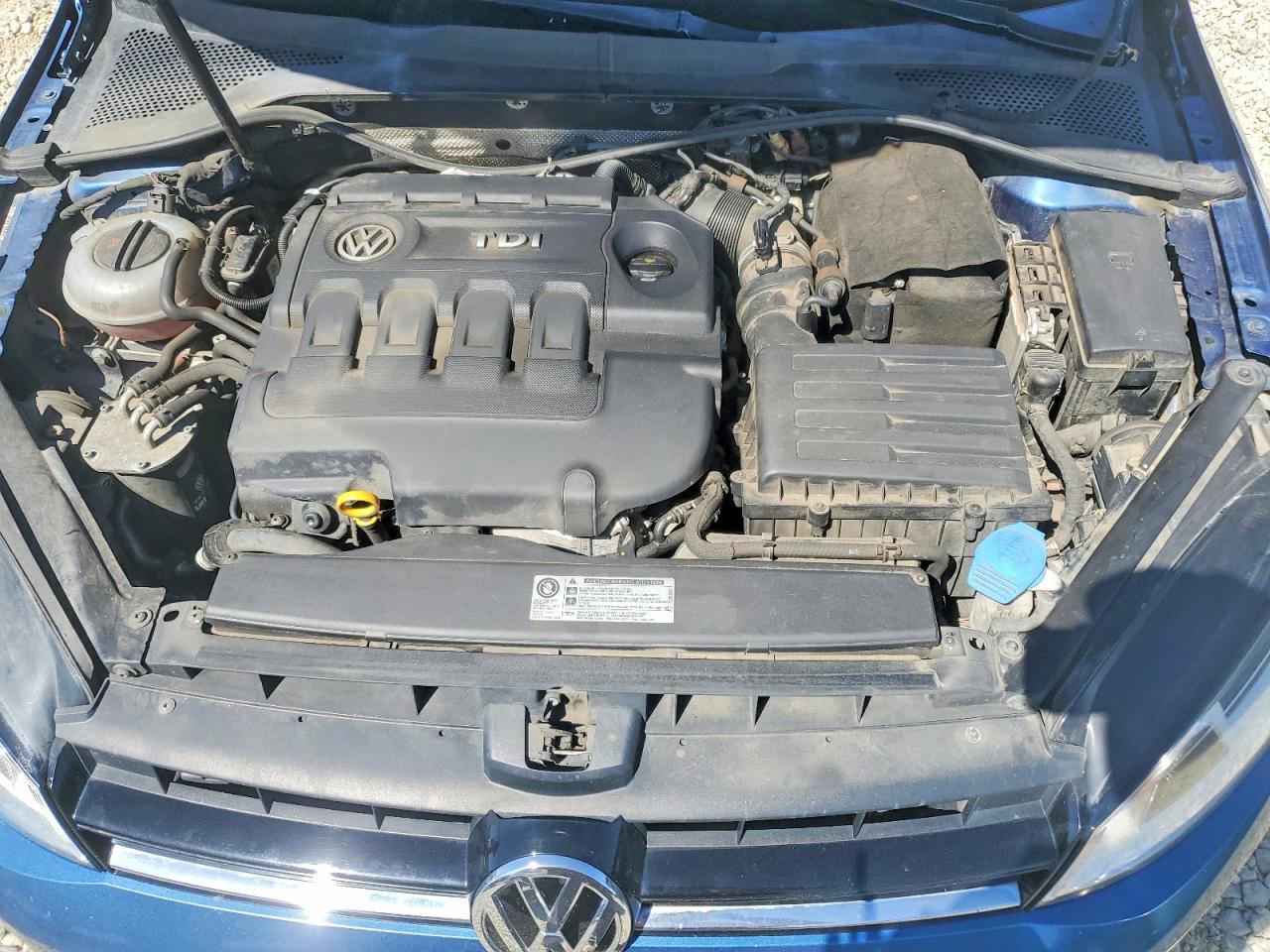 2015 Volkswagen Golf Sportwagen Tdi S Blue vin: 3VWCA7AU5FM506723