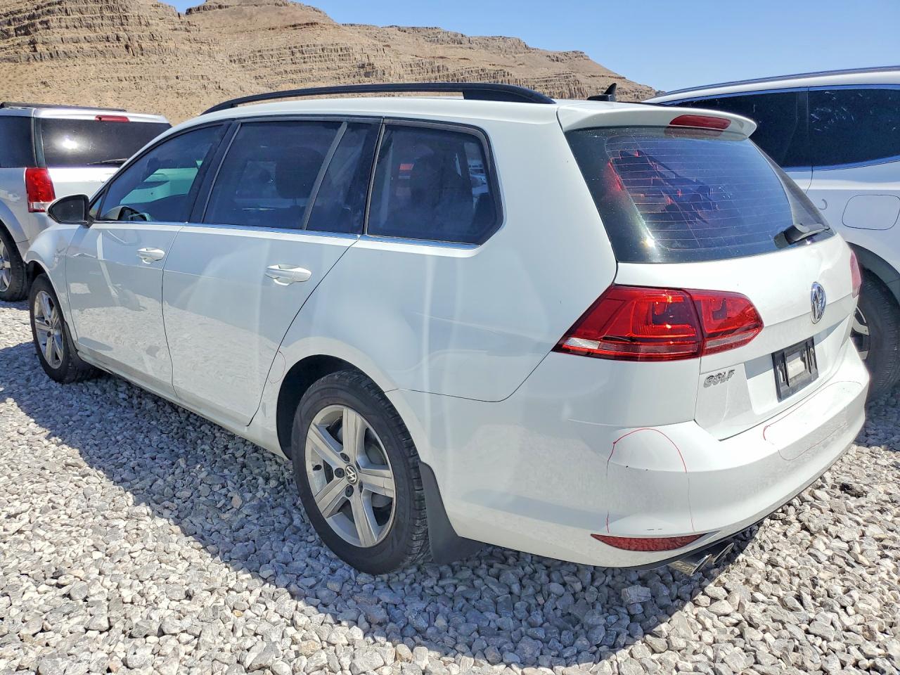 2015 Volkswagen Golf Sportwagen Tdi S White vin: 3VWCA7AU8FM517893
