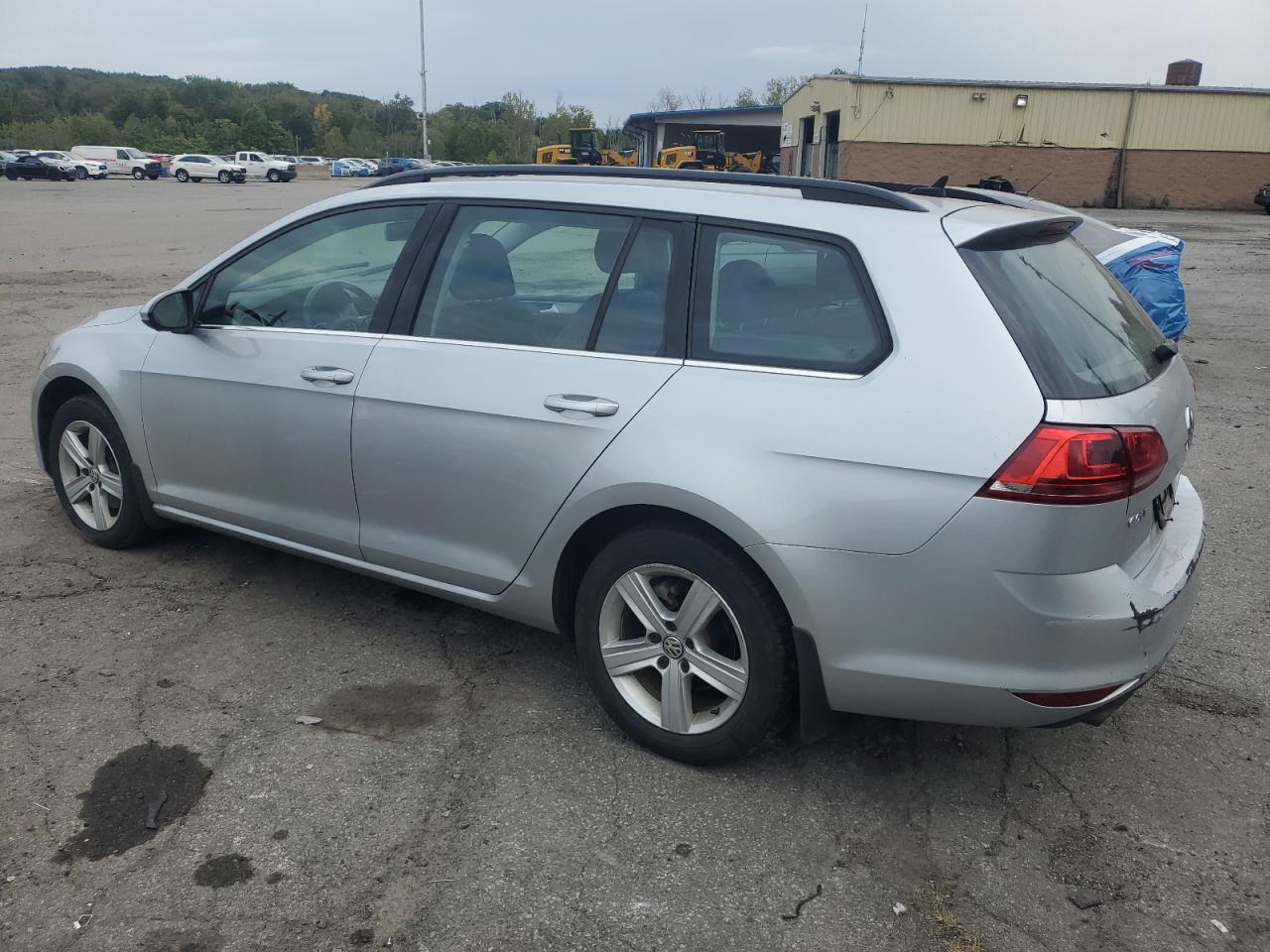 2015 Volkswagen Golf Sportwagen Tdi S Серебряный vin: 3VWCA7AU9FM509589