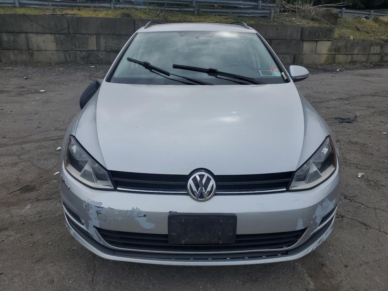 2015 Volkswagen Golf Sportwagen Tdi S Серебряный vin: 3VWCA7AU9FM509589
