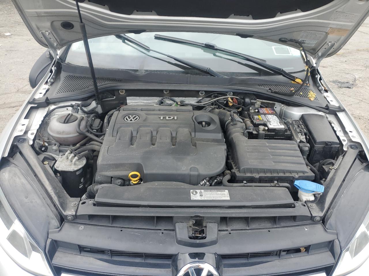 2015 Volkswagen Golf Sportwagen Tdi S Серебряный vin: 3VWCA7AU9FM509589