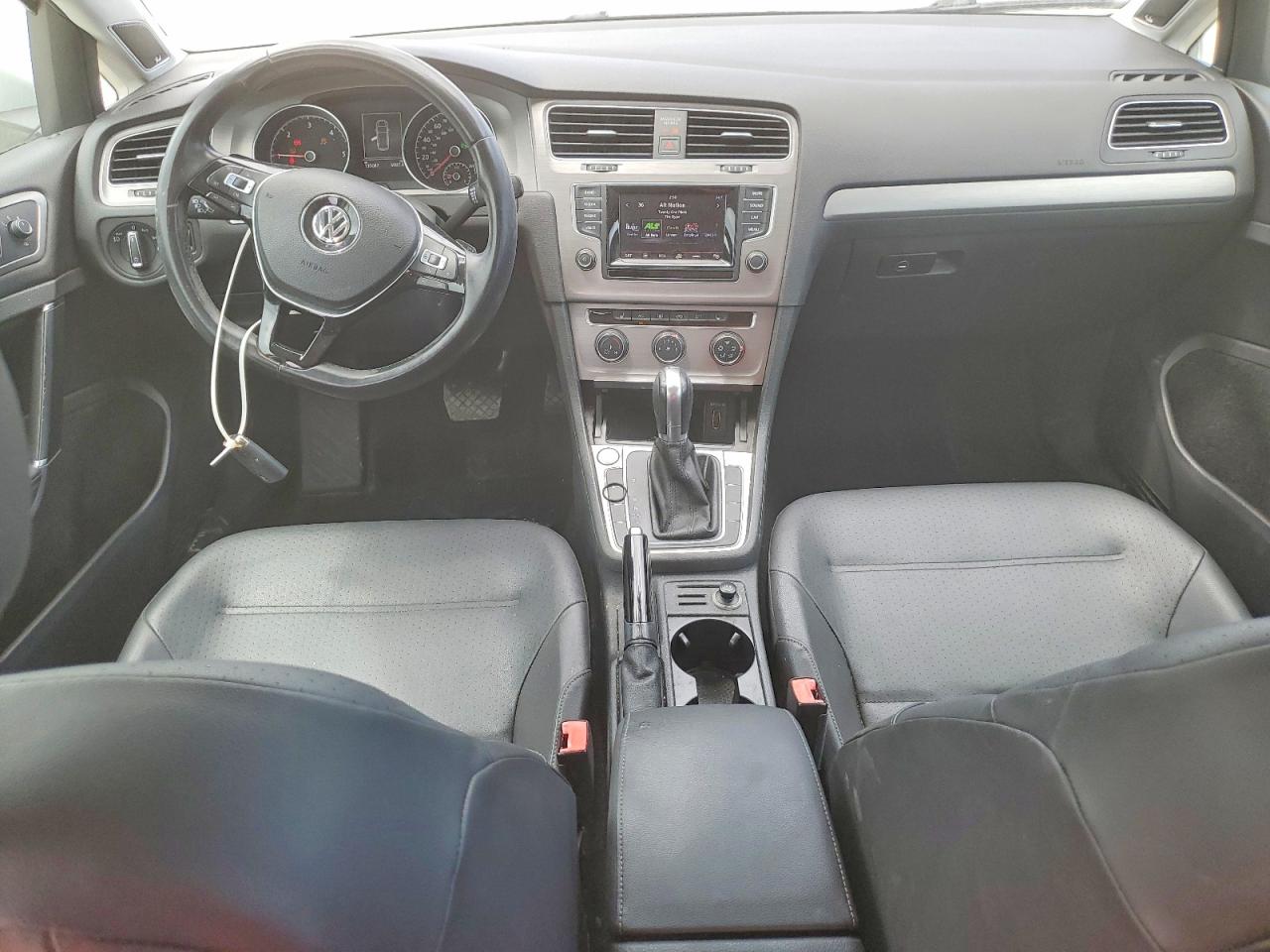 2015 Volkswagen Golf Sportwagen Tdi S White vin: 3VWCA7AUXFM515658