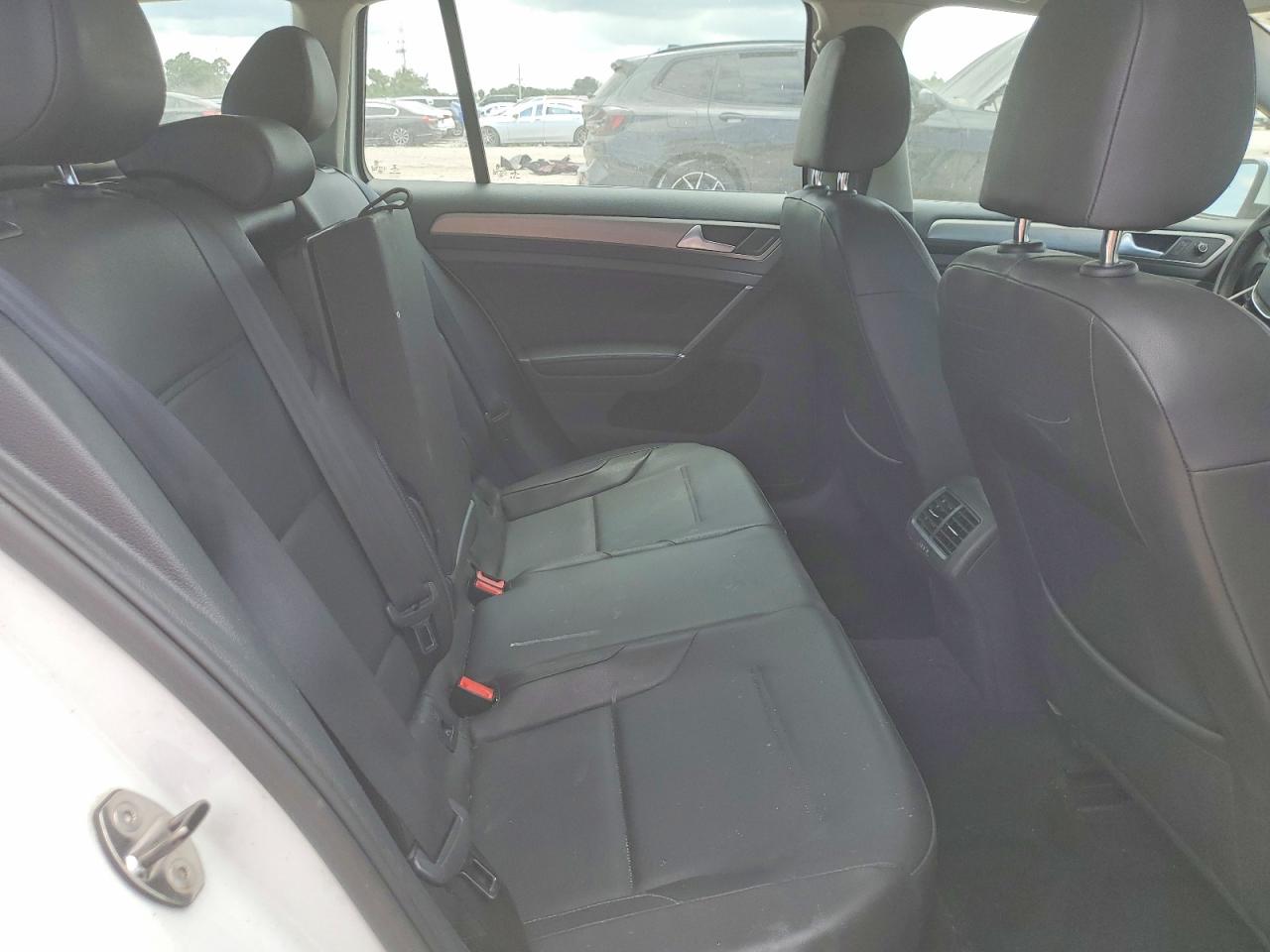 2015 Volkswagen Golf Sportwagen Tdi S White vin: 3VWCA7AUXFM515658