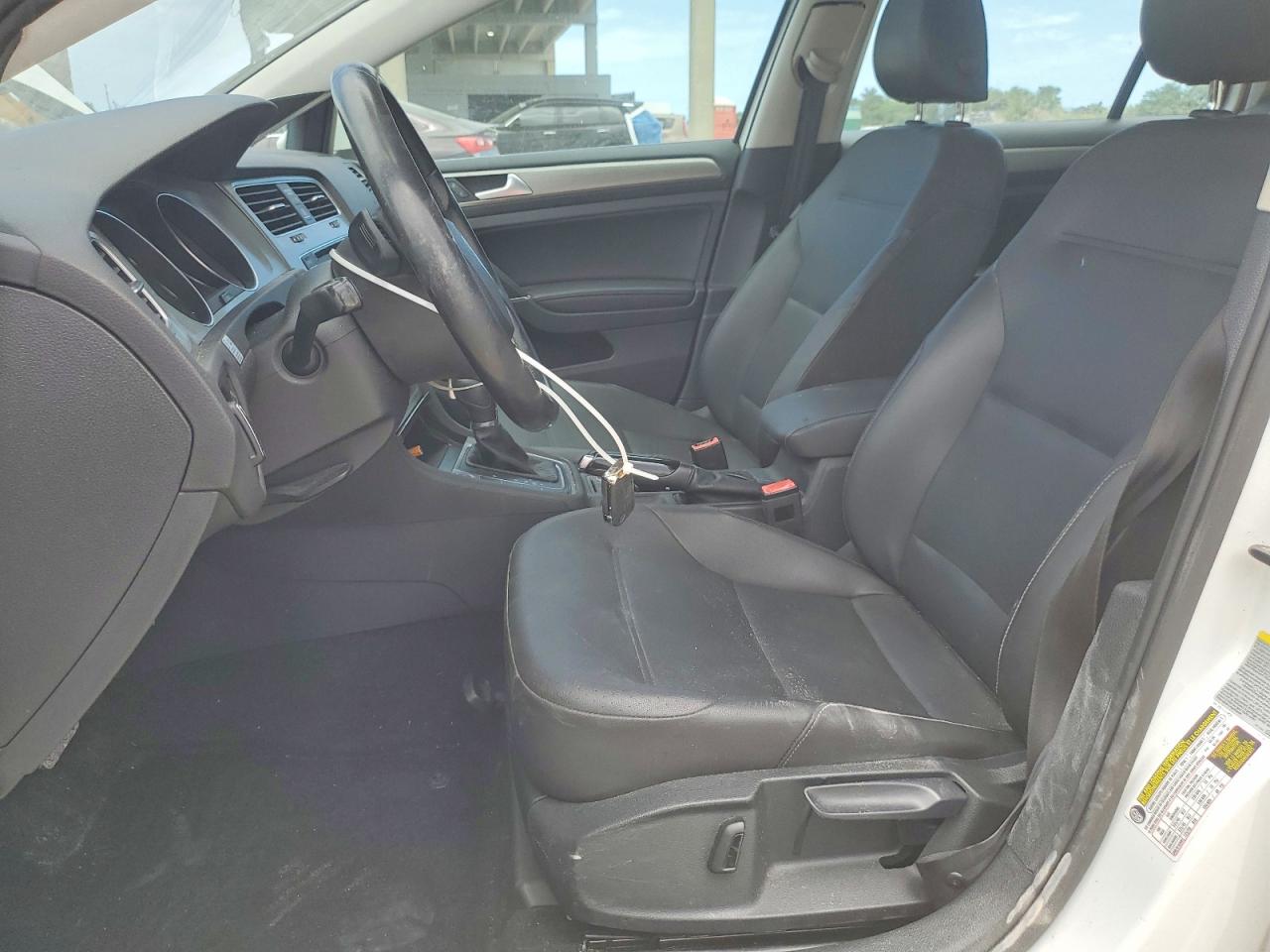 2015 Volkswagen Golf Sportwagen Tdi S White vin: 3VWCA7AUXFM515658