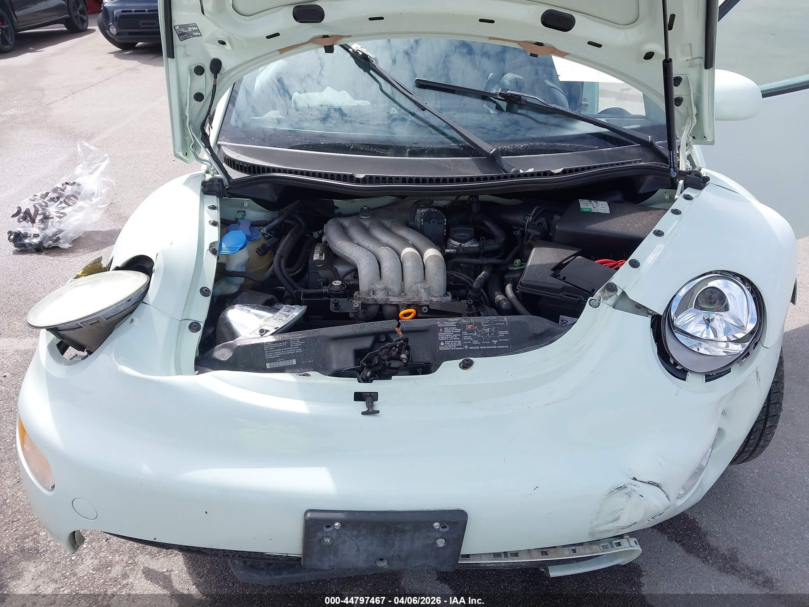 2002 Volkswagen New Beetle Gls Teal vin: 3VWCB21C22M453013