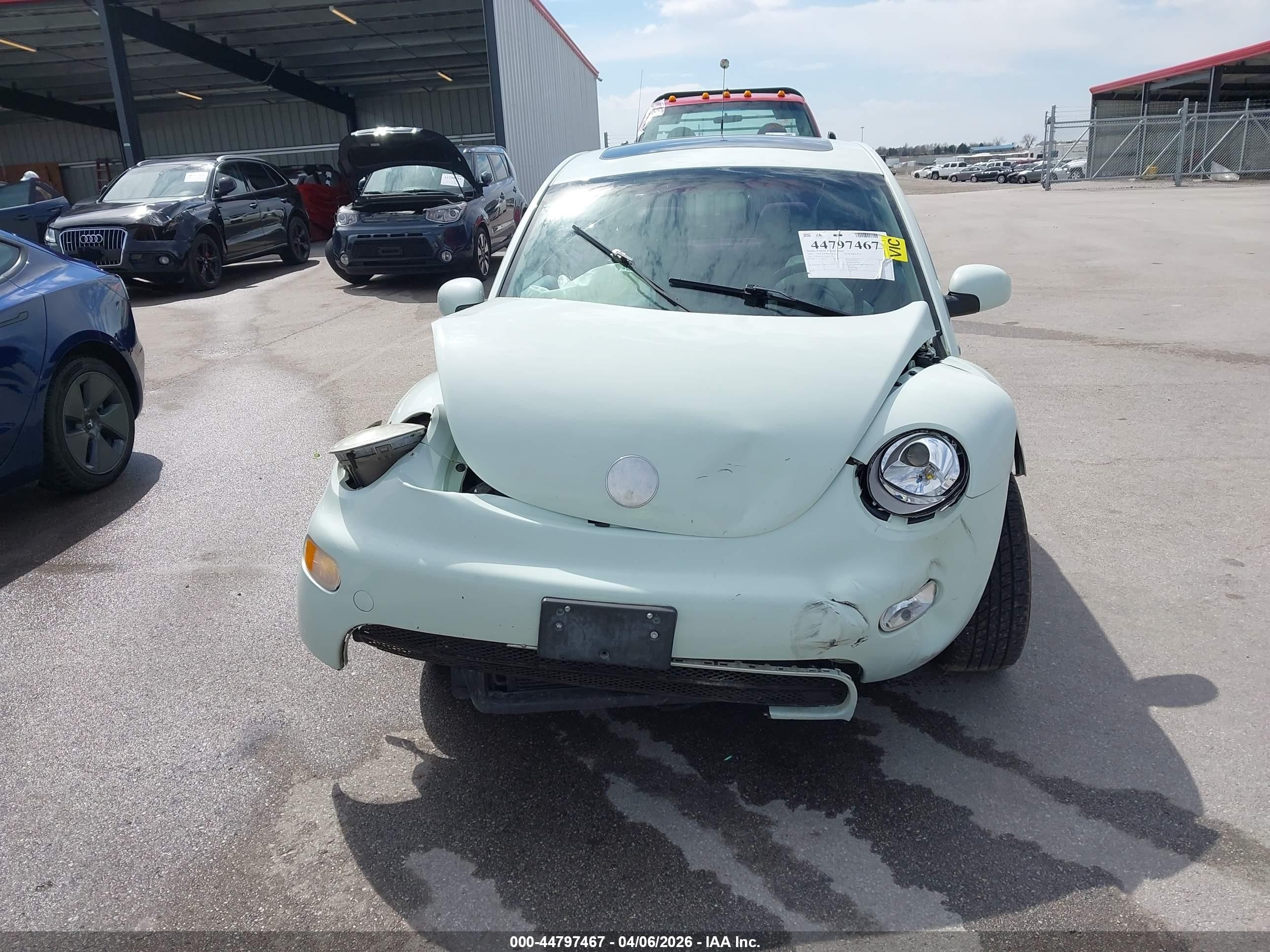 2002 Volkswagen New Beetle Gls Teal vin: 3VWCB21C22M453013