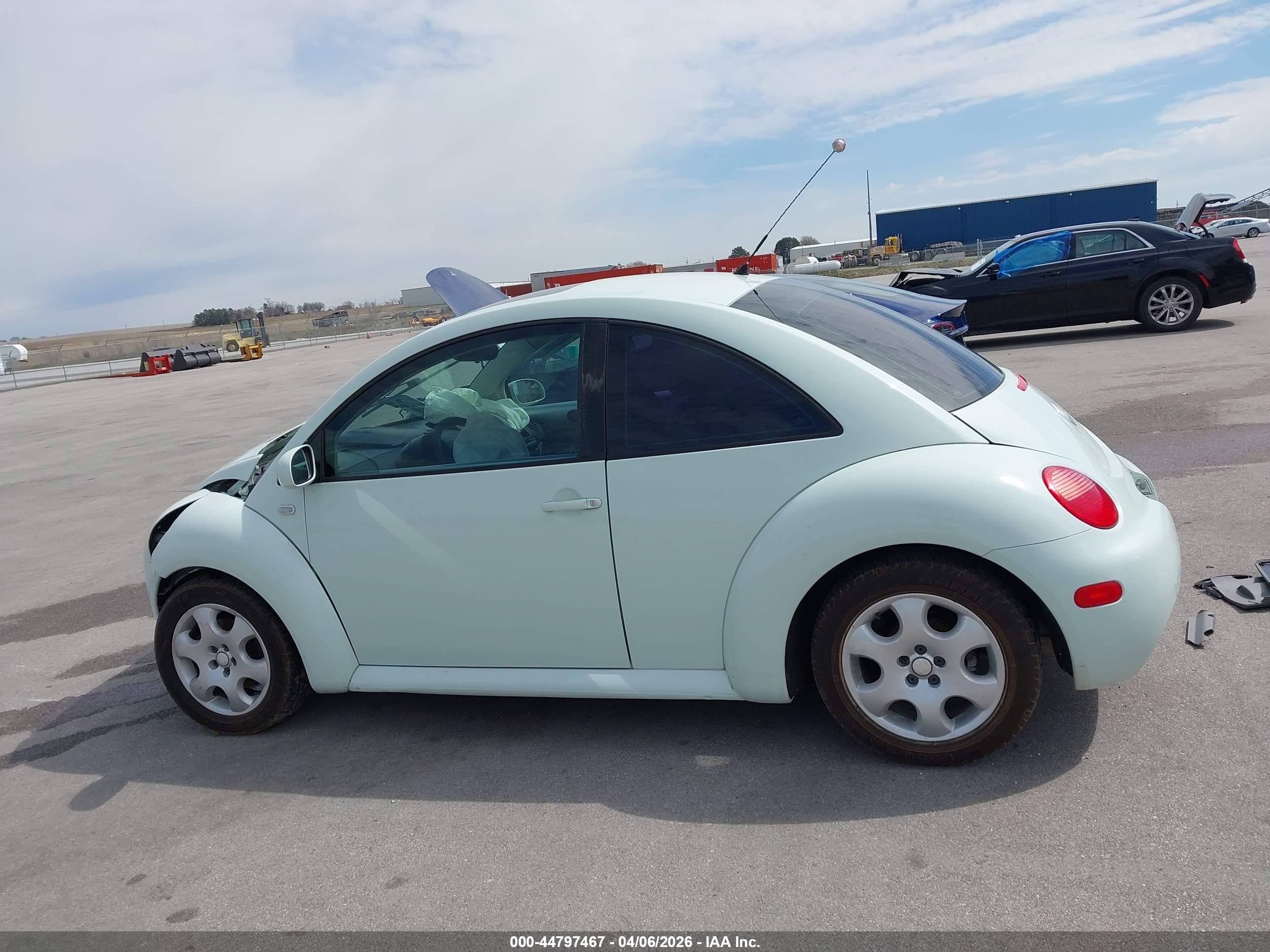 2002 Volkswagen New Beetle Gls Teal vin: 3VWCB21C22M453013