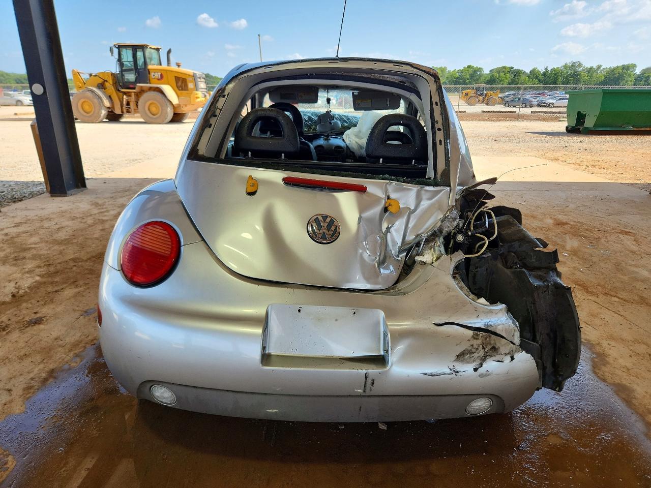 2002 Volkswagen New Beetle Gls Silver vin: 3VWCB21C82M419190