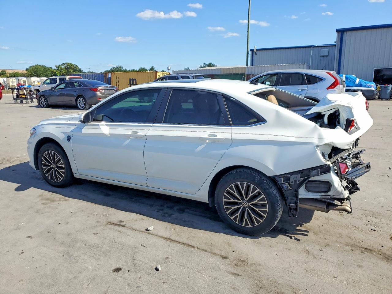 2020 Volkswagen Jetta S White vin: 3VWCB7BU0LM019095