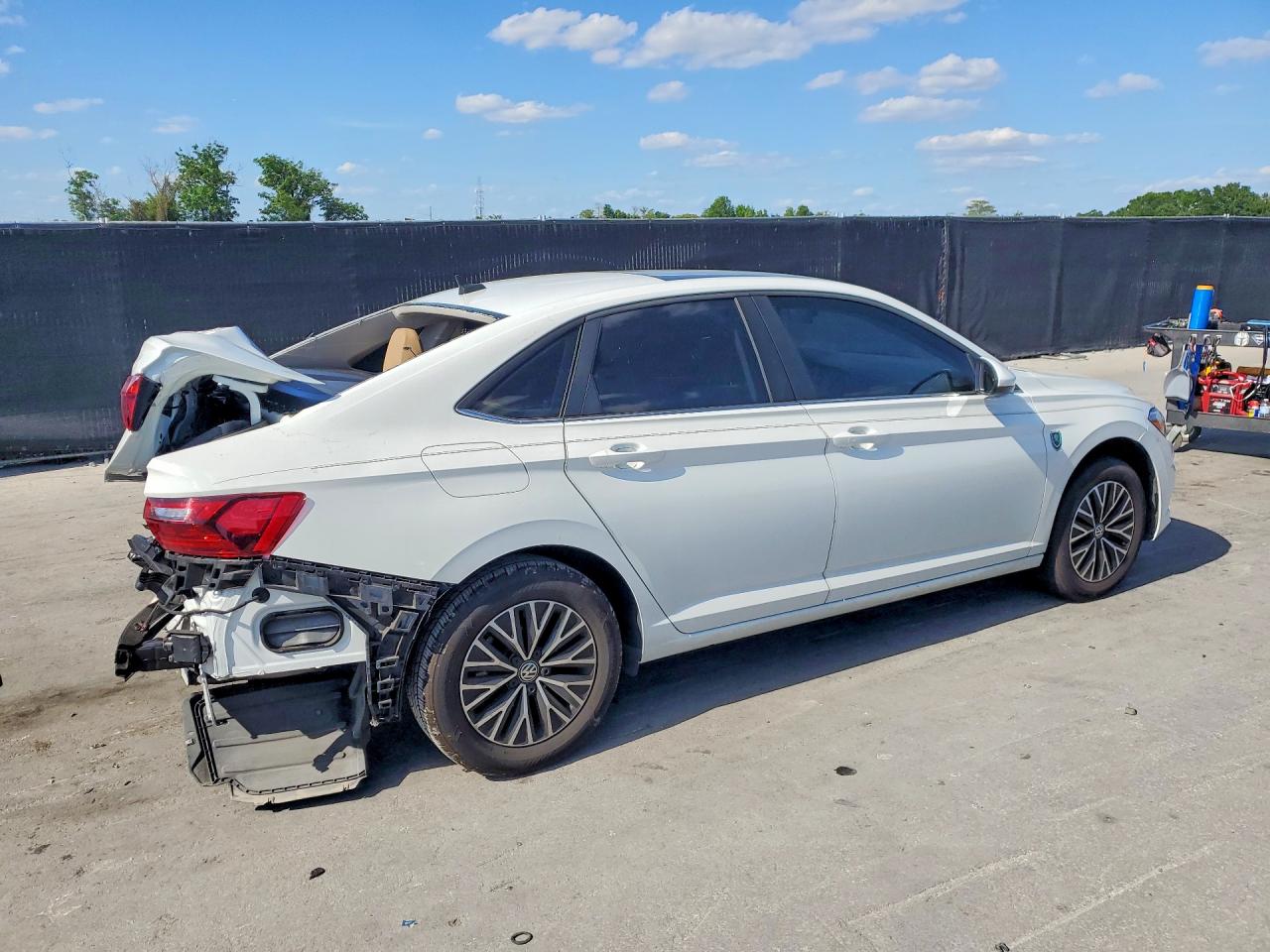 2020 Volkswagen Jetta S White vin: 3VWCB7BU0LM019095