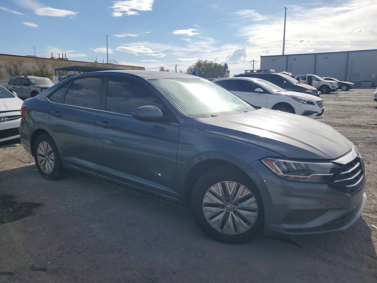 2019 Volkswagen Jetta S Gray vin: 3VWCB7BU2KM145330