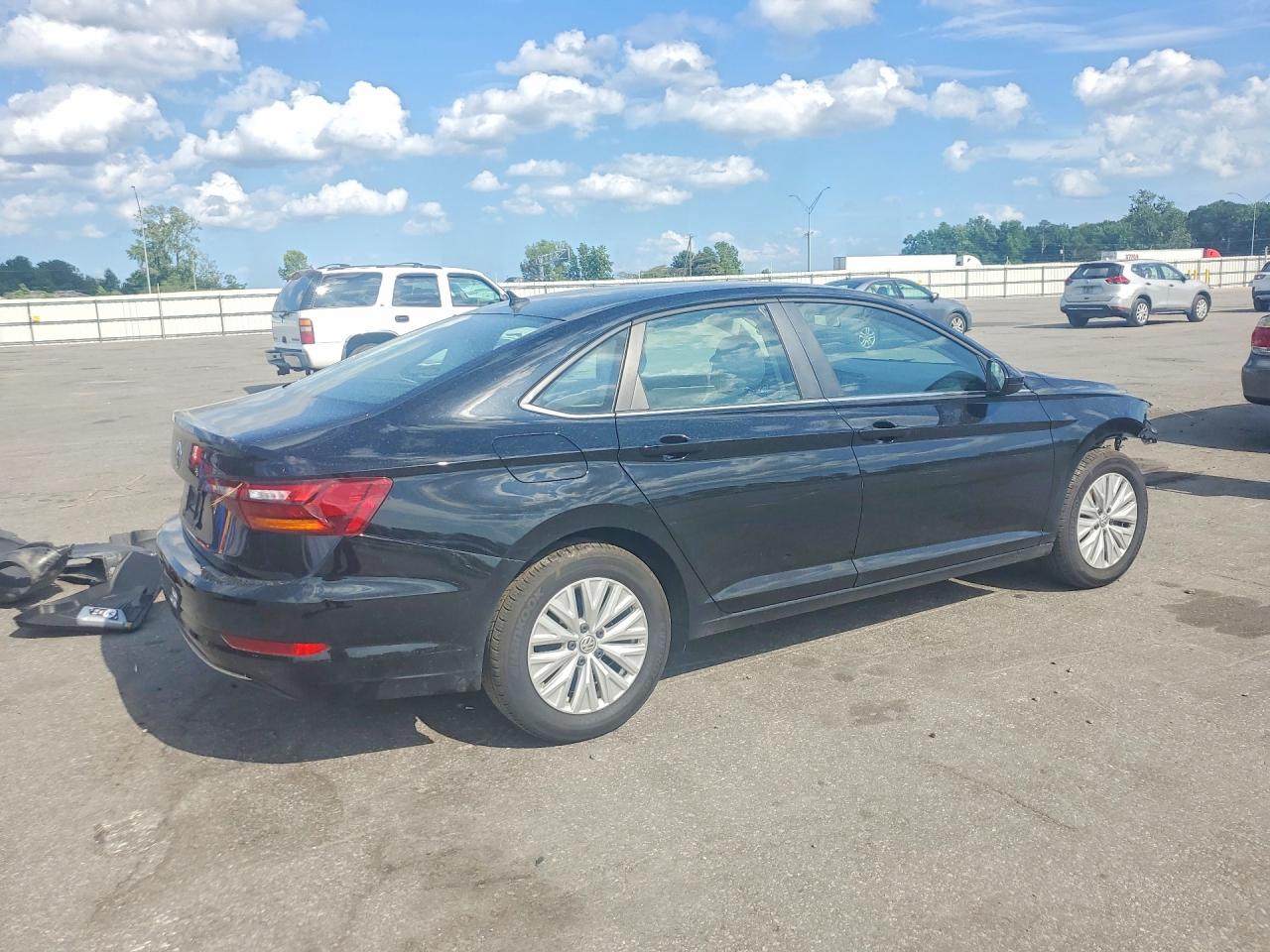 2019 Volkswagen Jetta S Черный vin: 3VWCB7BU2KM256878