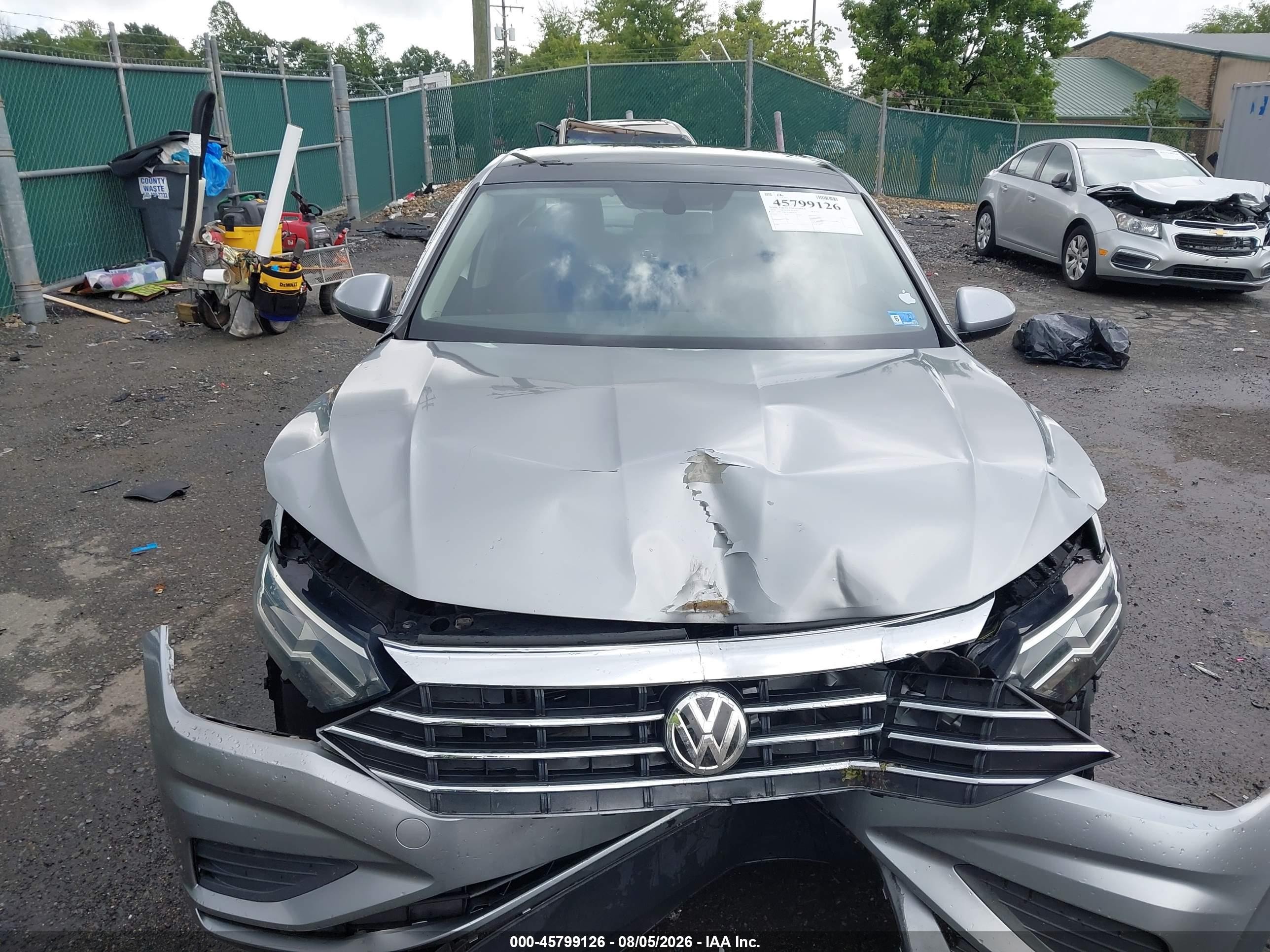 2020 Volkswagen Jetta 1.4t R-line/1.4t S/1.4t Se Gray vin: 3VWCB7BU2LM014559