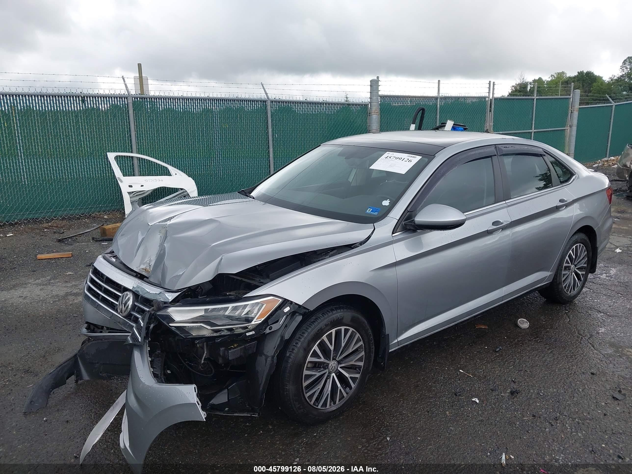 2020 Volkswagen Jetta 1.4t R-line/1.4t S/1.4t Se Gray vin: 3VWCB7BU2LM014559