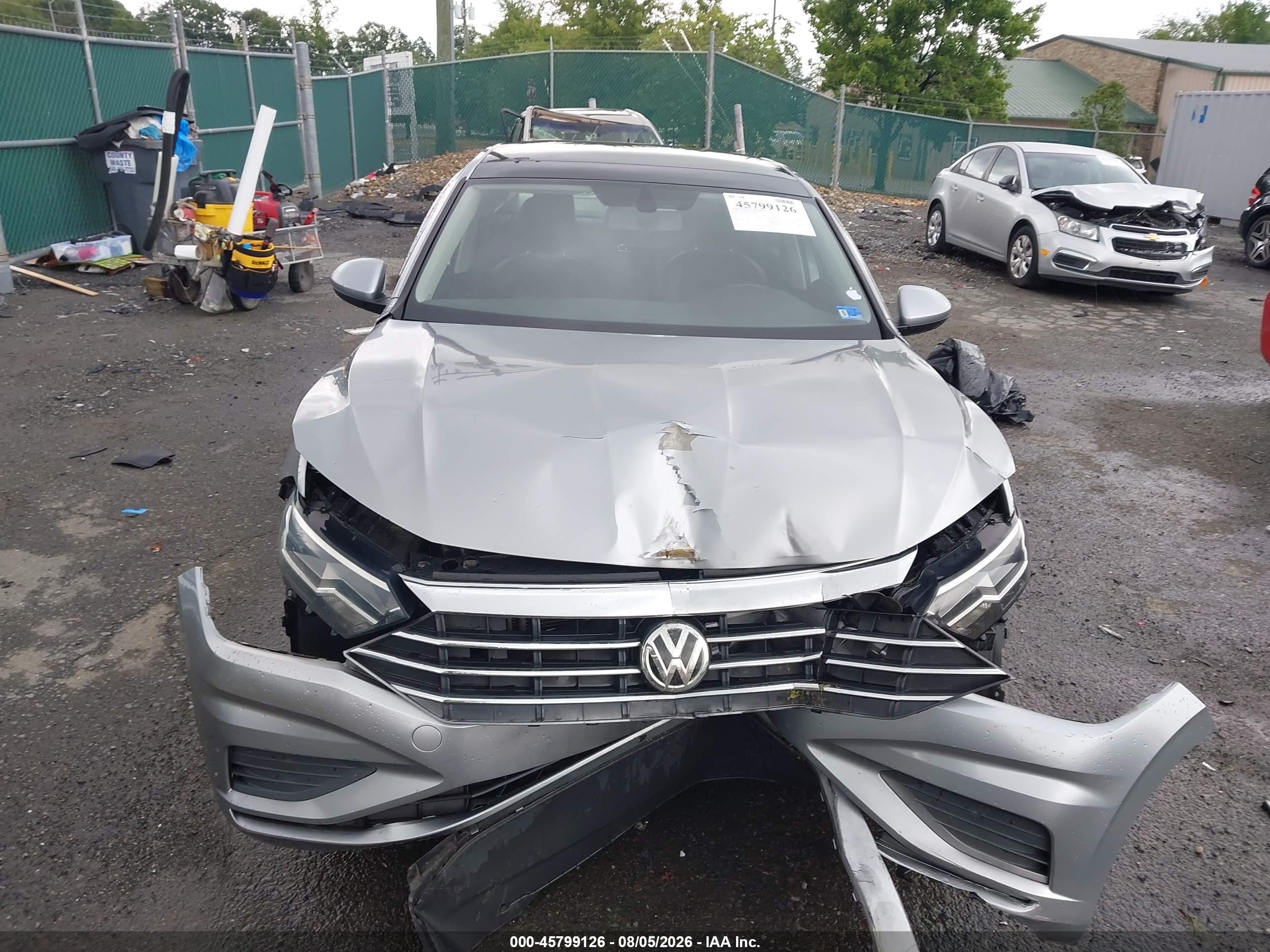 2020 Volkswagen Jetta 1.4t R-line/1.4t S/1.4t Se Gray vin: 3VWCB7BU2LM014559