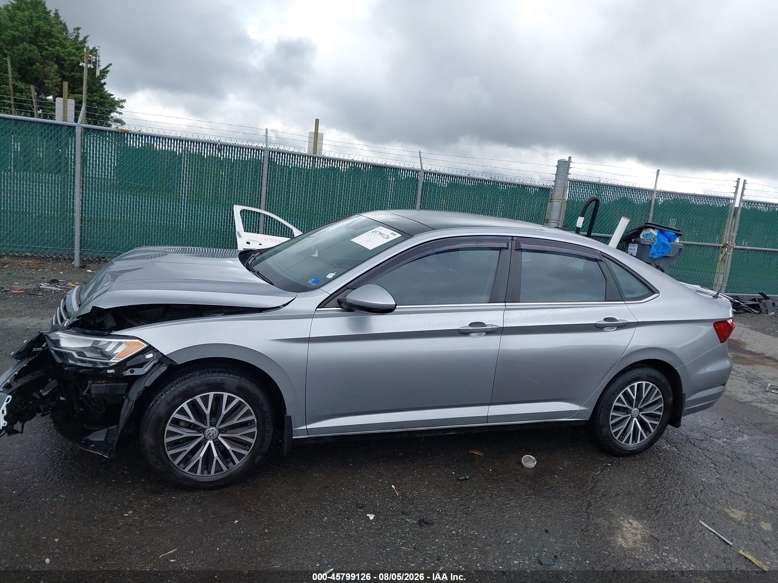 2020 Volkswagen Jetta 1.4t R-line/1.4t S/1.4t Se Gray vin: 3VWCB7BU2LM014559