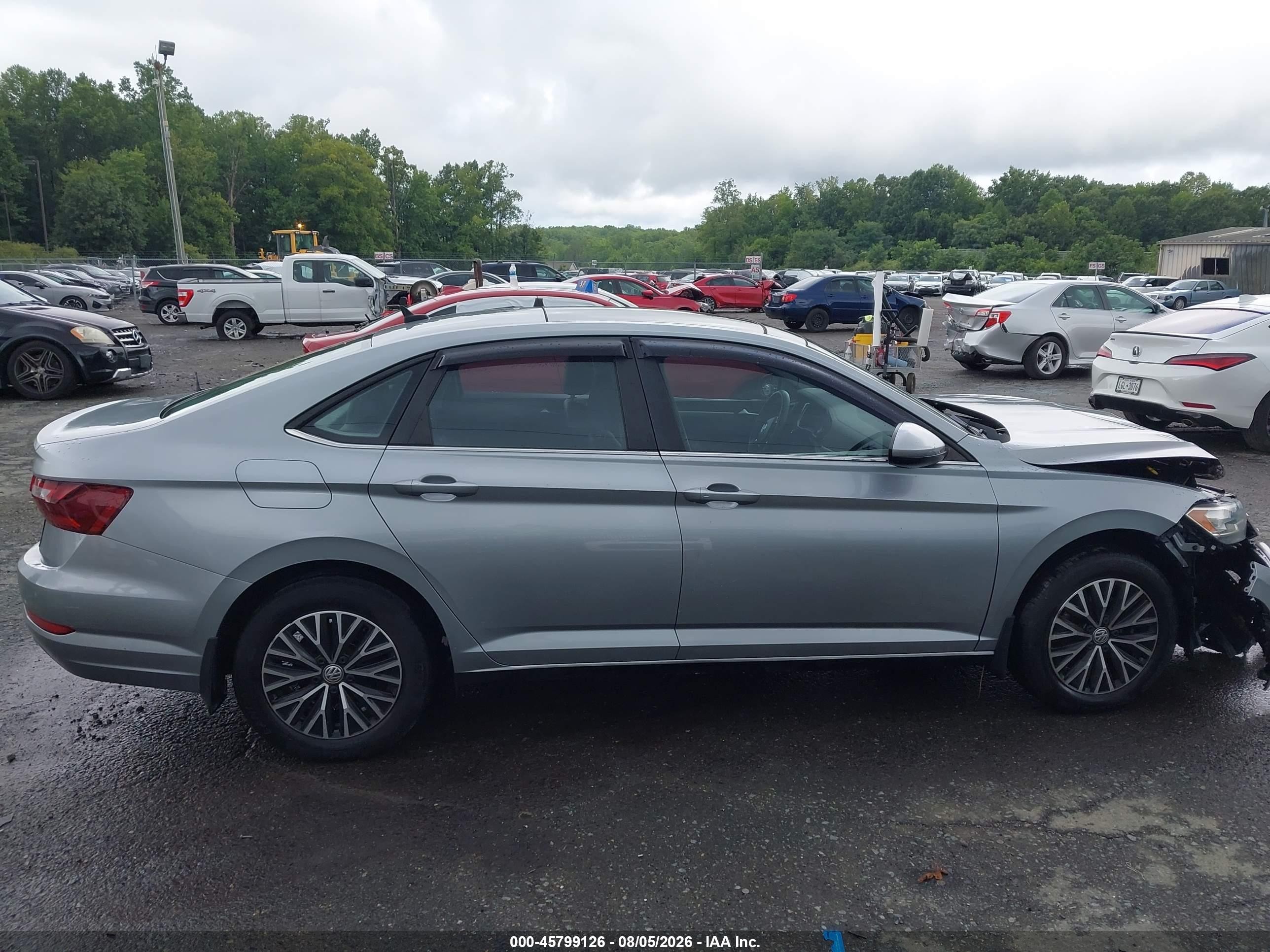 2020 Volkswagen Jetta 1.4t R-line/1.4t S/1.4t Se Gray vin: 3VWCB7BU2LM014559